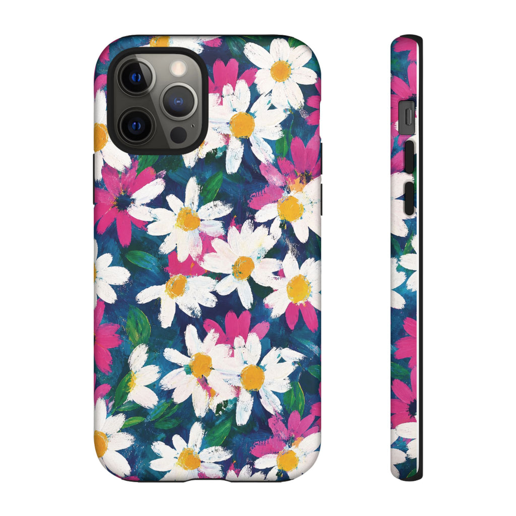 Painted Daisy Floral Tough Case