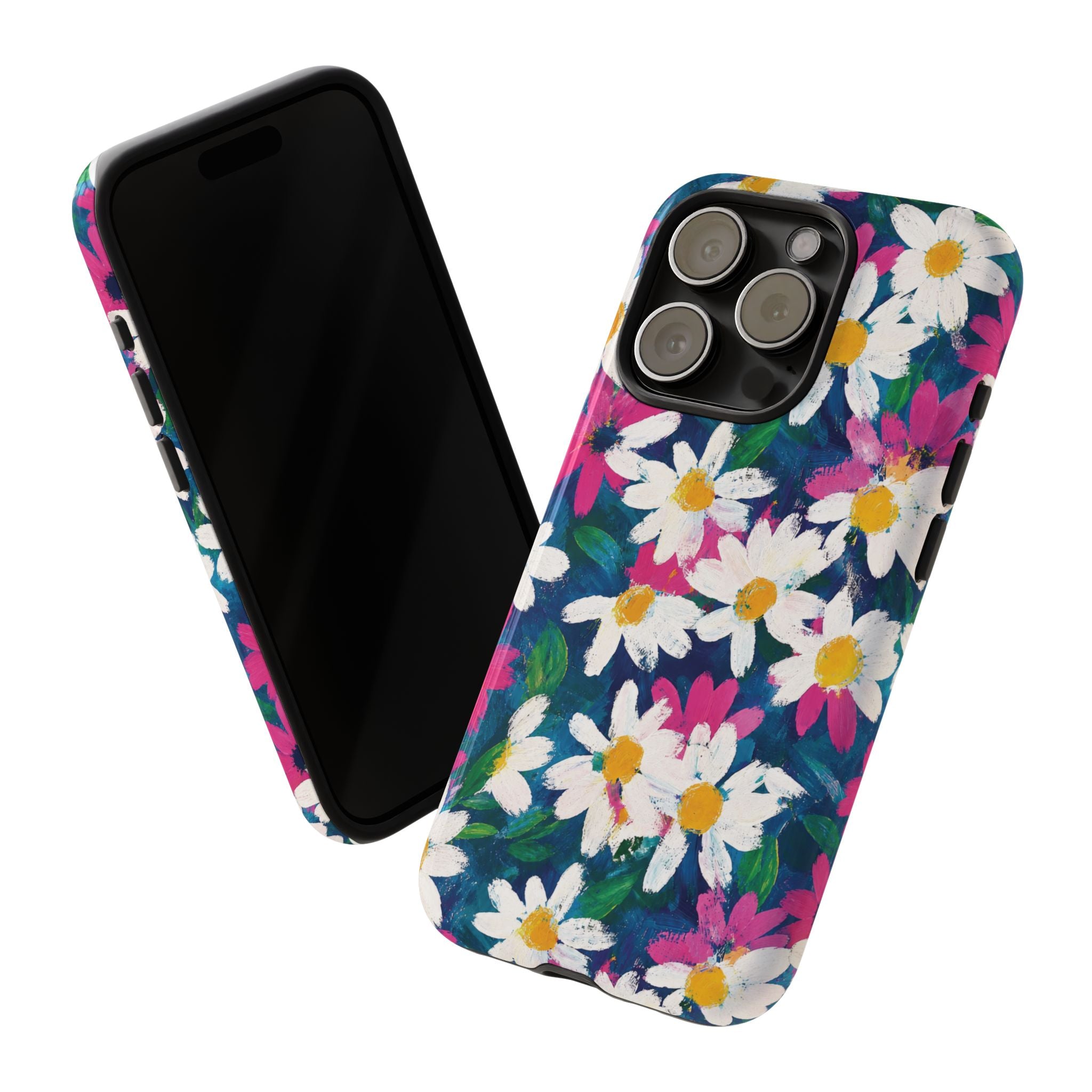 Painted Daisy Floral Tough Case