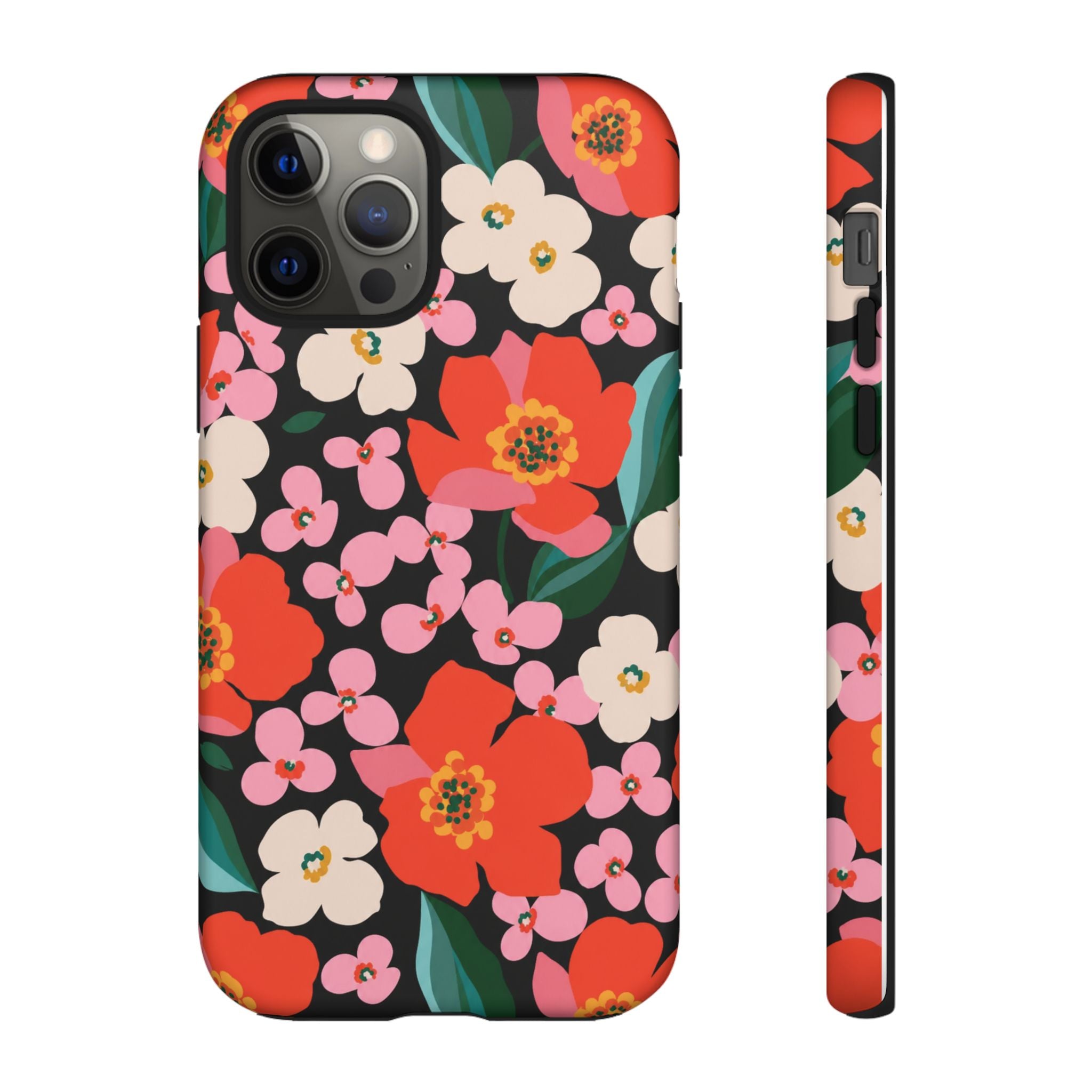 Bold Retro Floral Tough Case