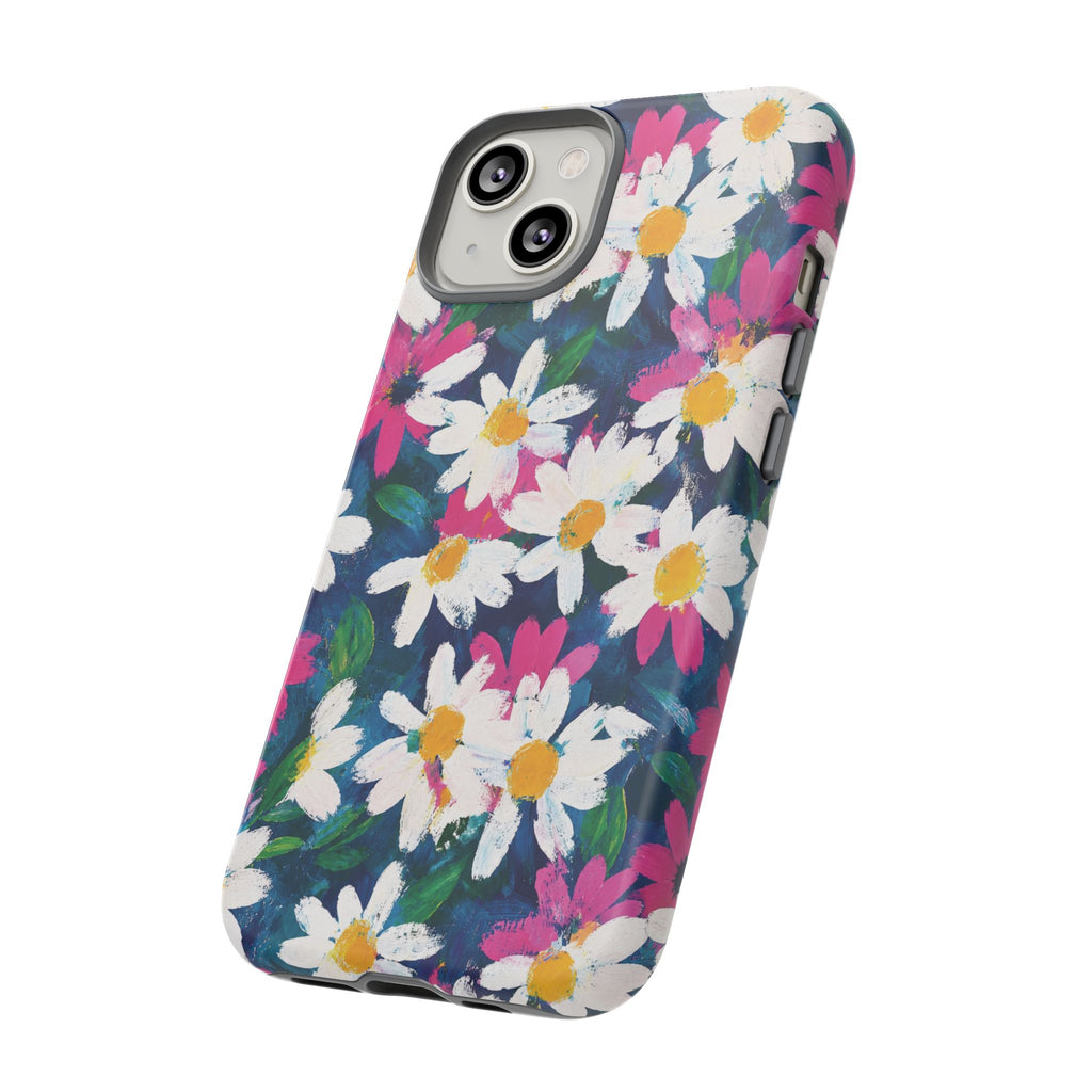 Painted Daisy Floral Tough Case