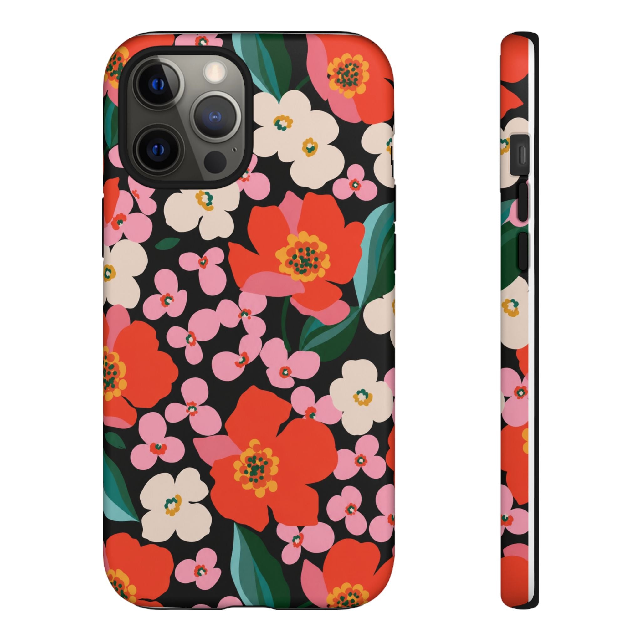 Bold Retro Floral Tough Case