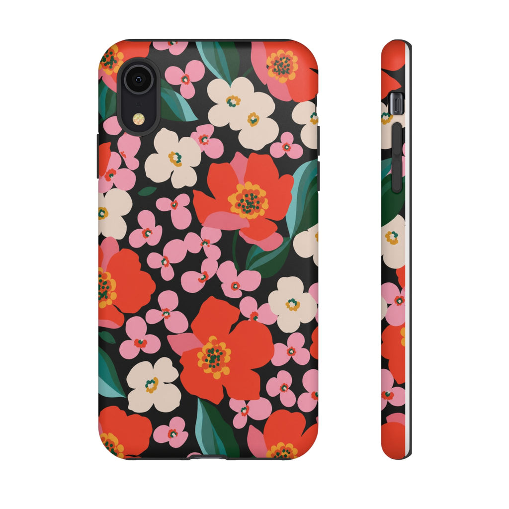 Bold Retro Floral Tough Case