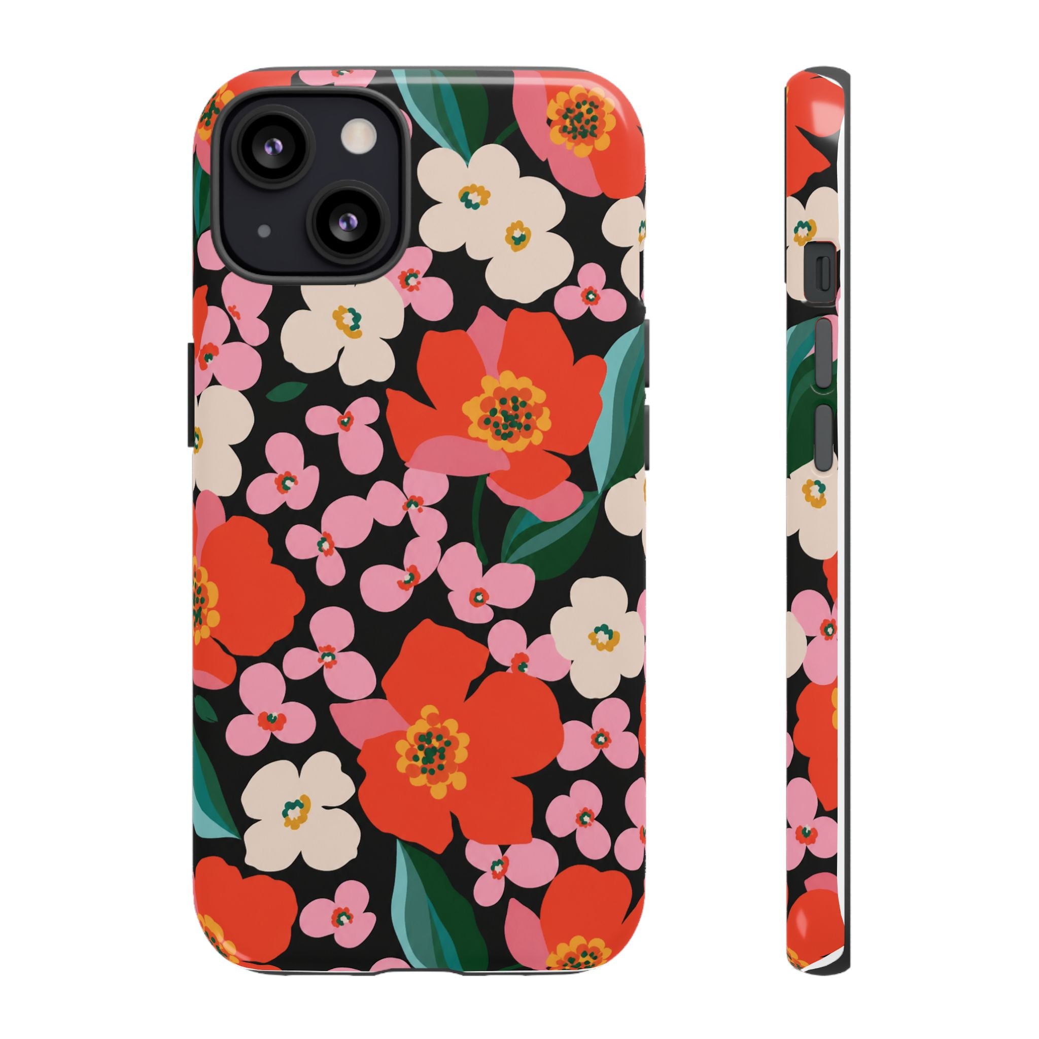 Bold Retro Floral Tough Case