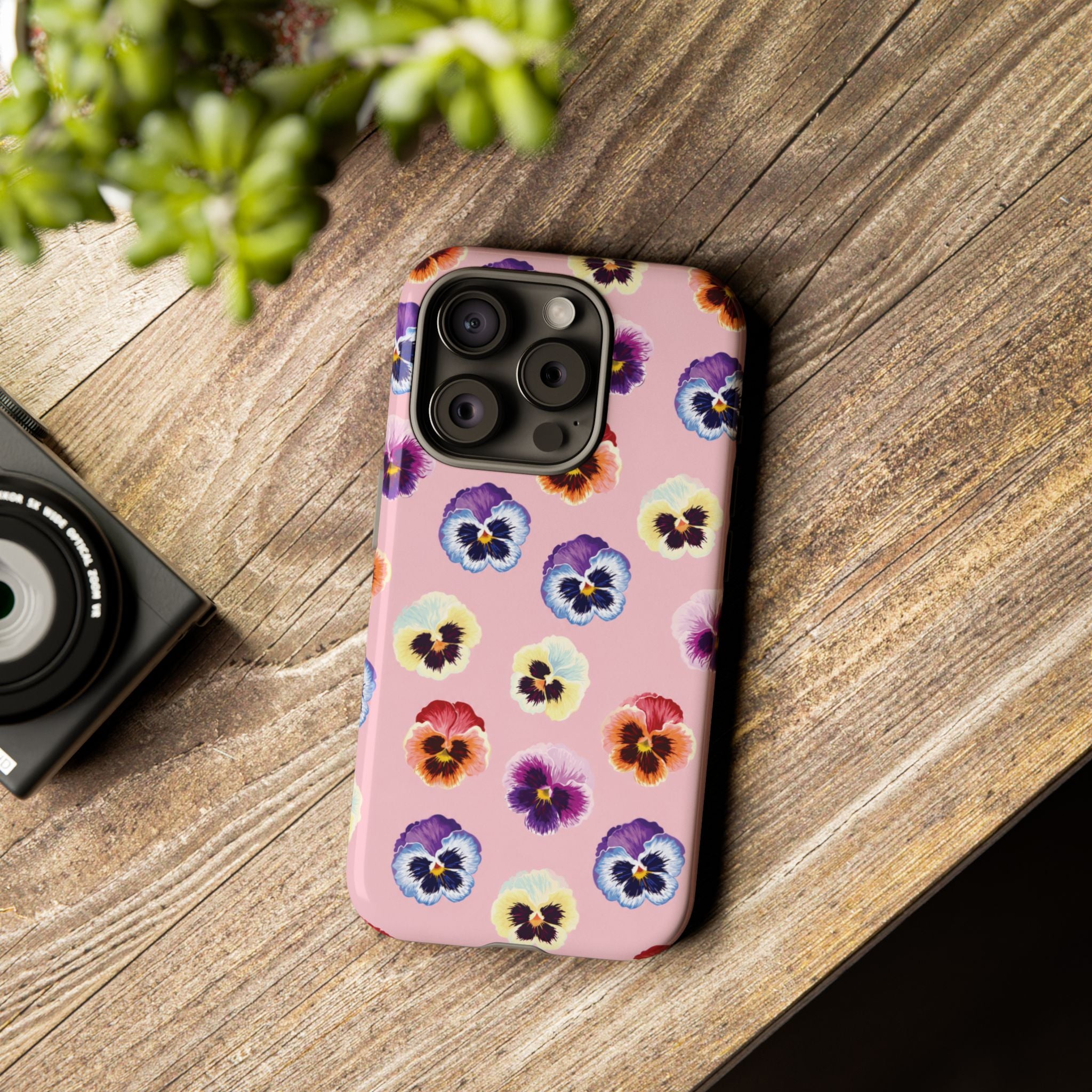 Pansy Bloom Pink Tough Case