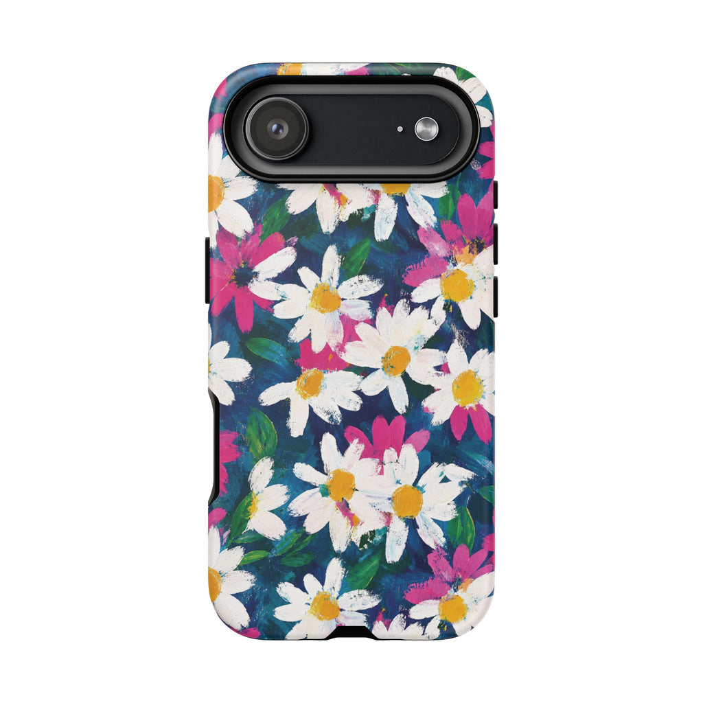 Painted Daisy Floral Tough Case