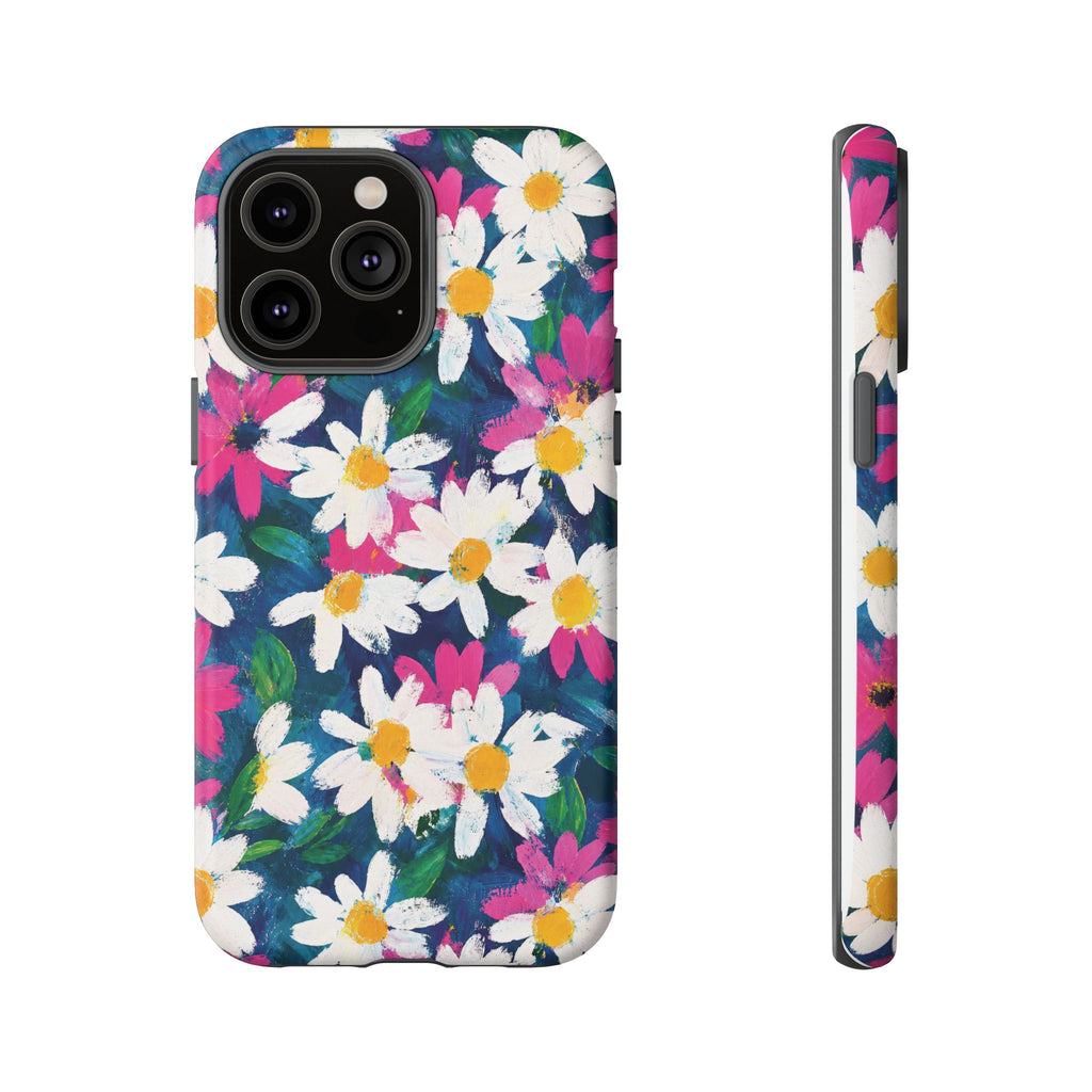 Painted Daisy Floral Tough Case