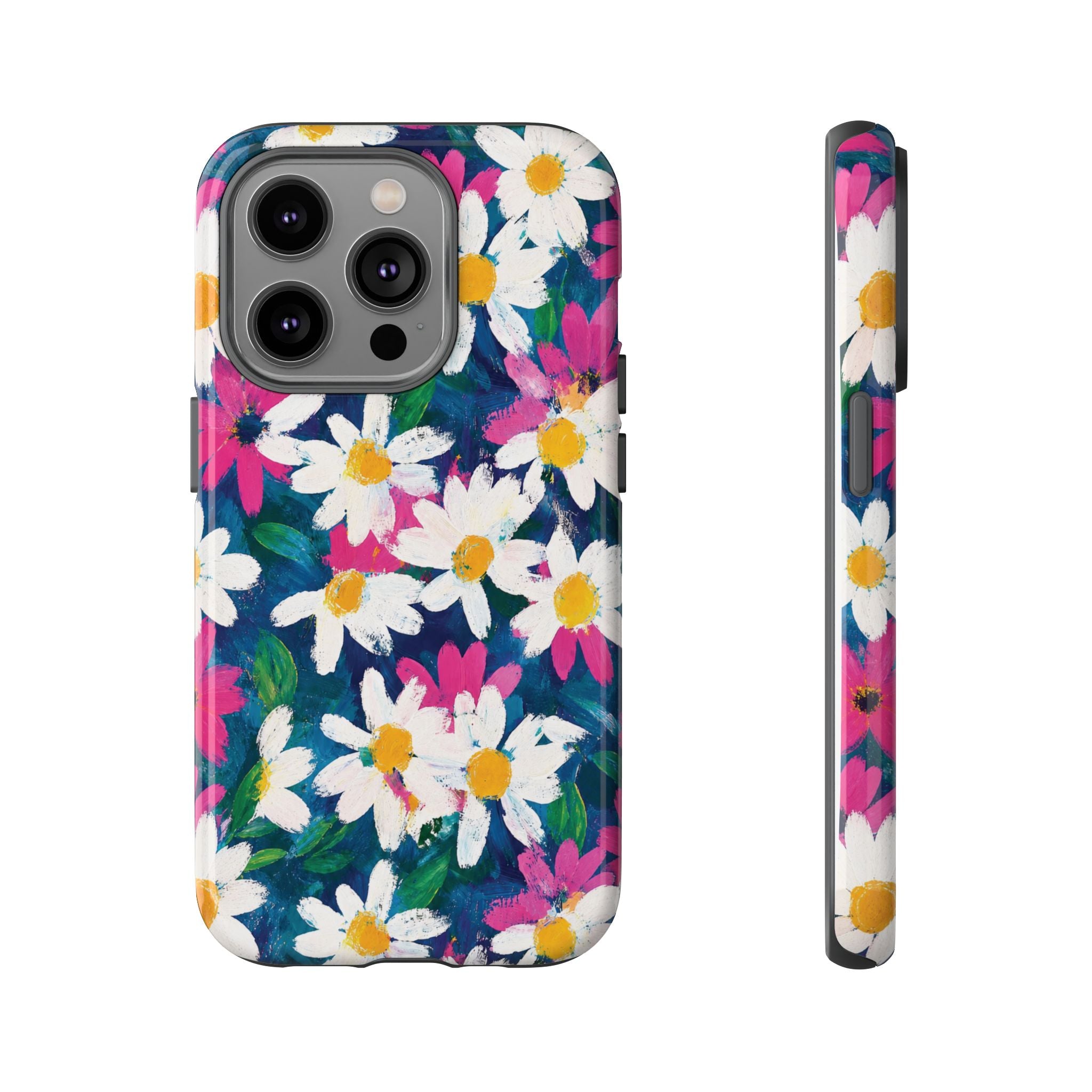 Painted Daisy Floral Tough Case