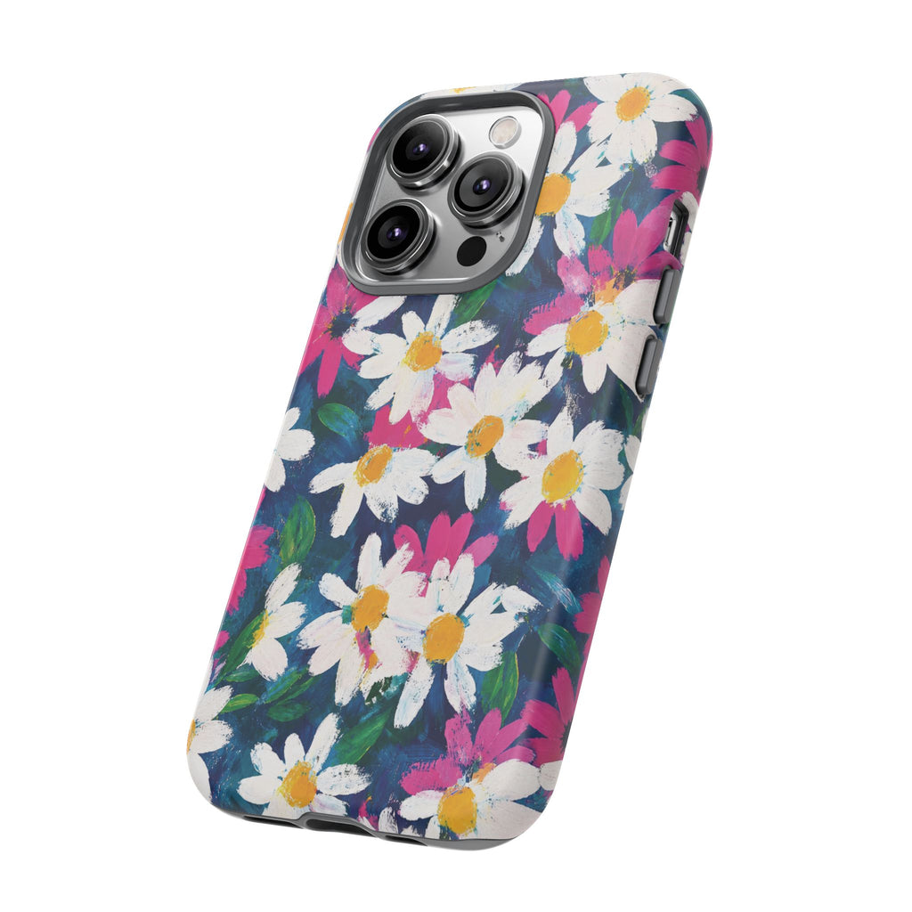Painted Daisy Floral Tough Case