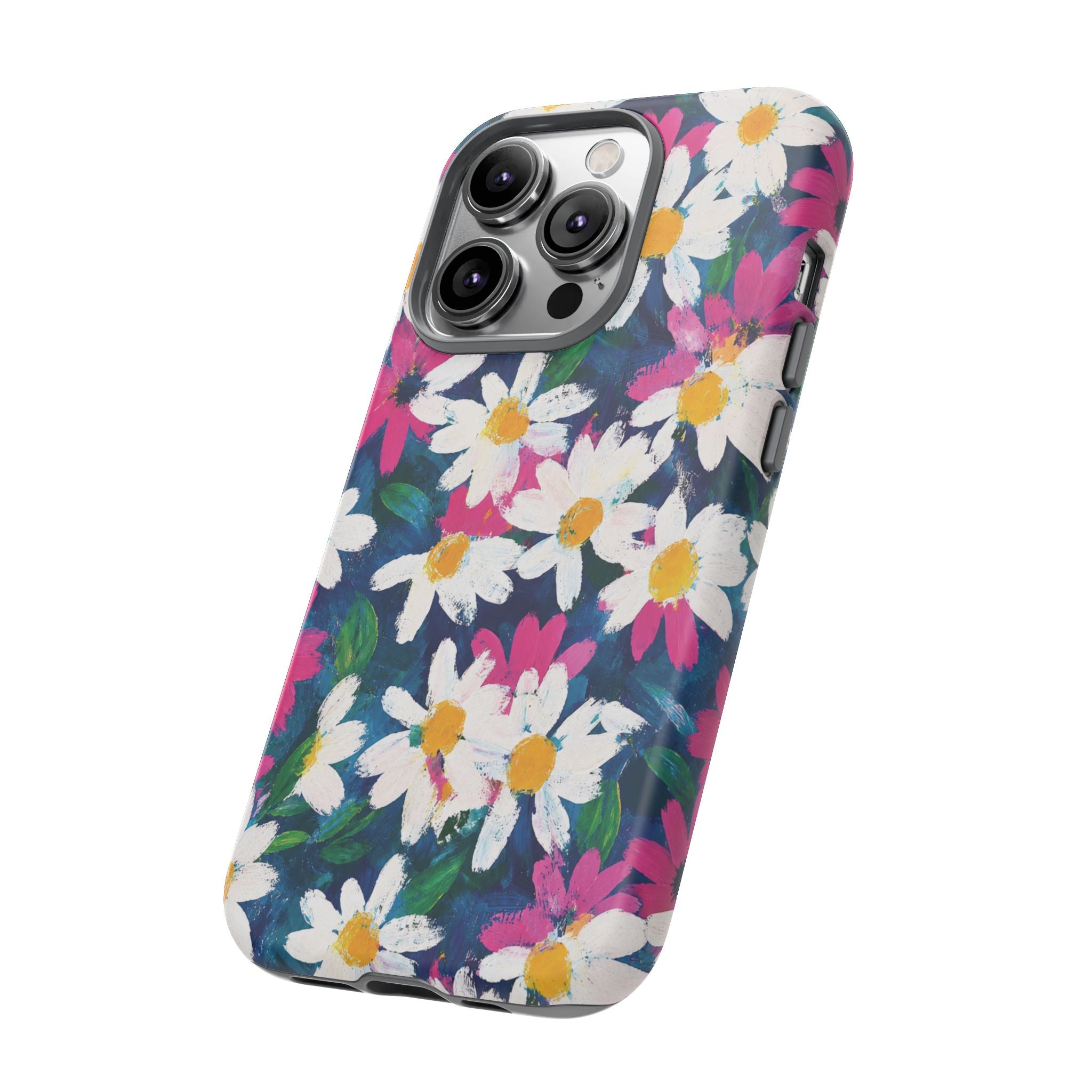 Painted Daisy Floral Tough Case