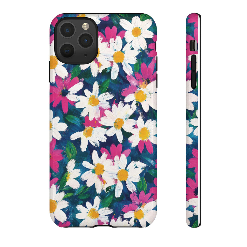 Painted Daisy Floral Tough Case