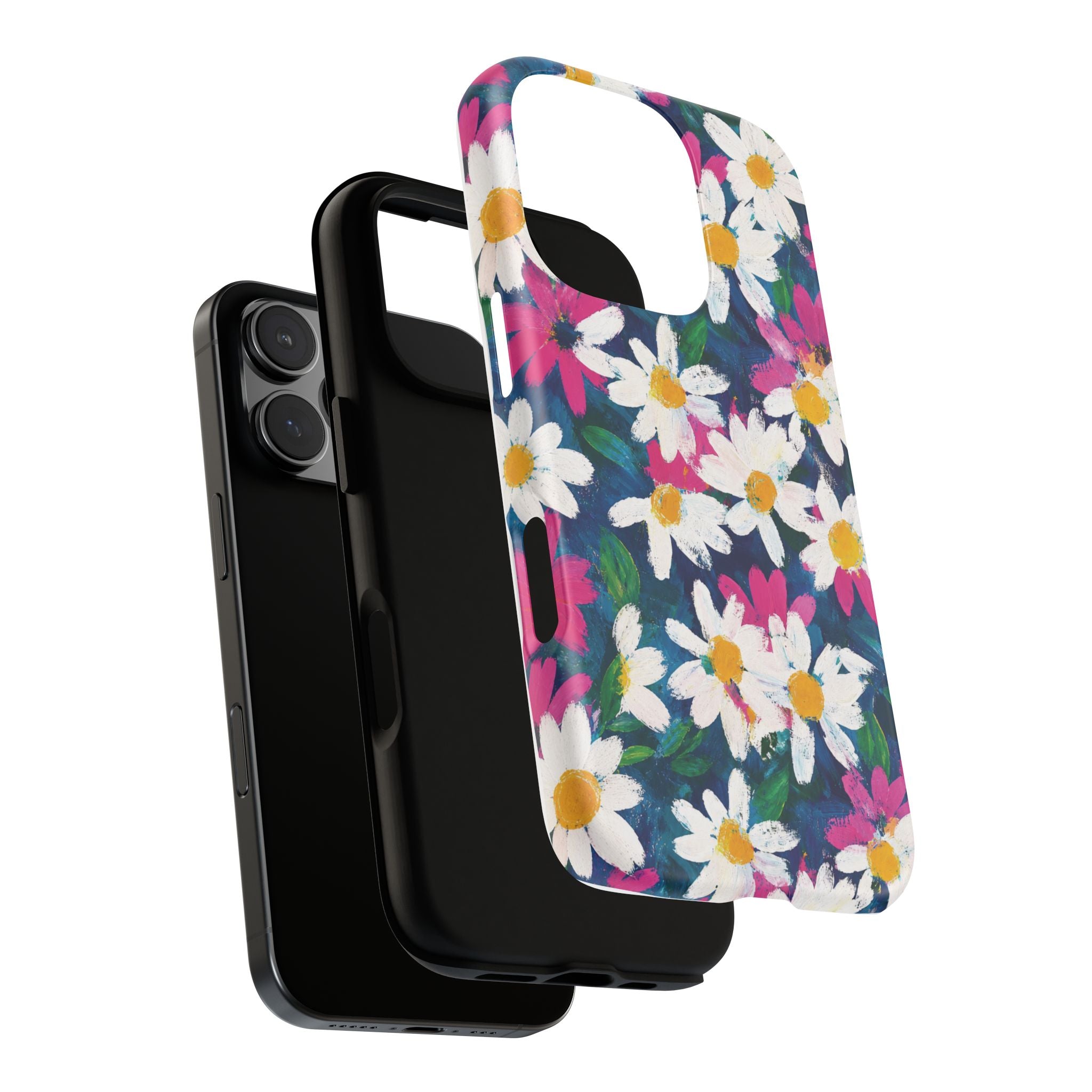 Painted Daisy Floral Tough Case