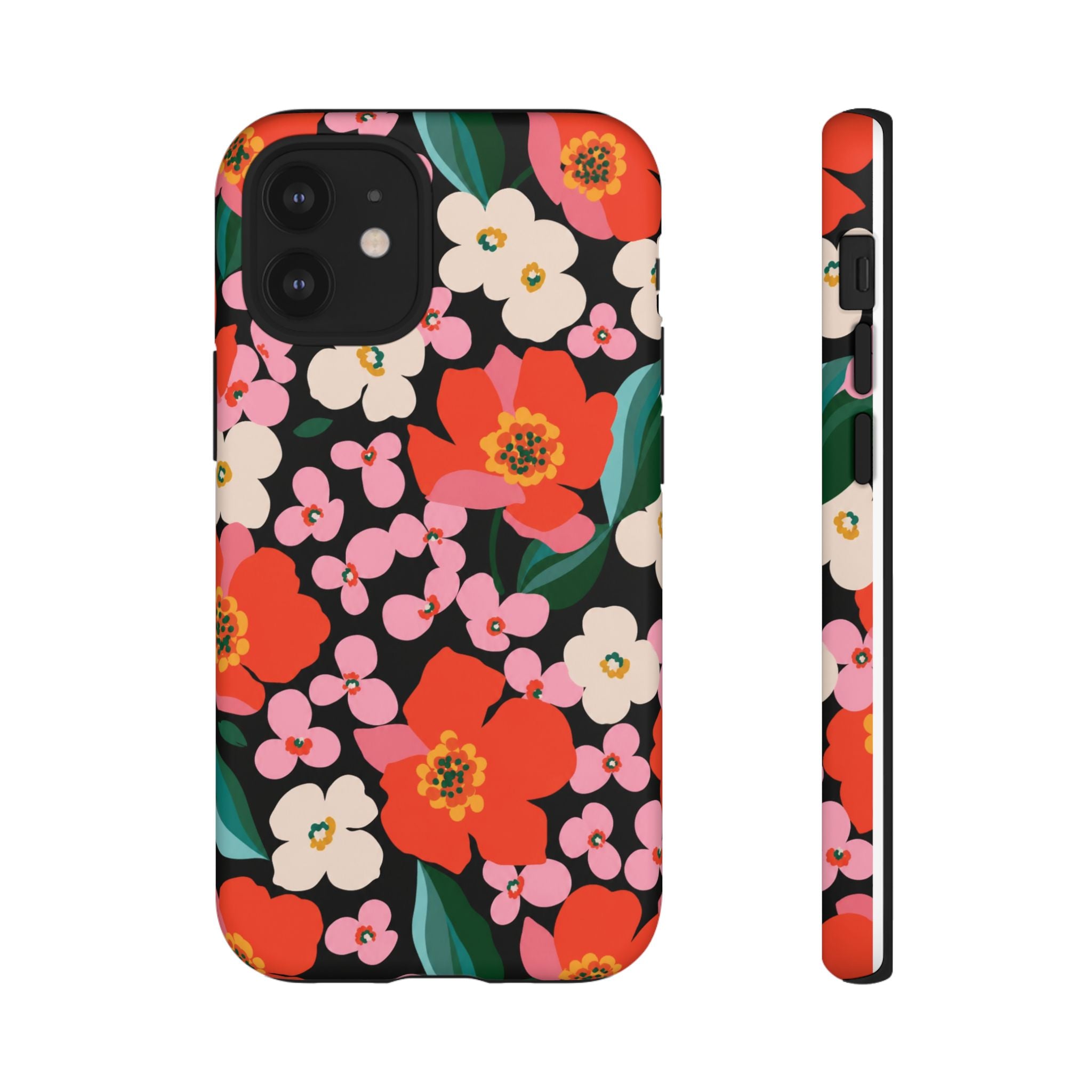 Bold Retro Floral Tough Case