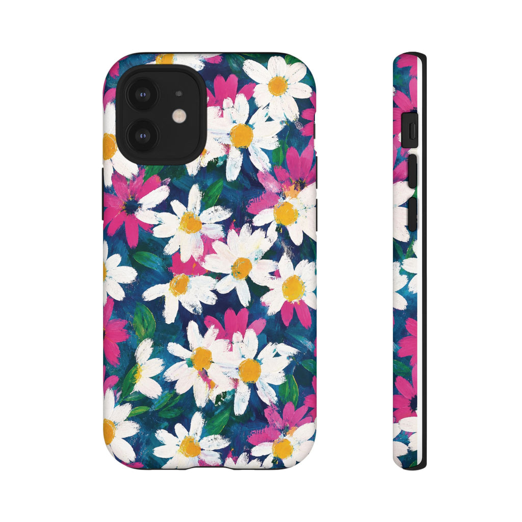 Painted Daisy Floral Tough Case