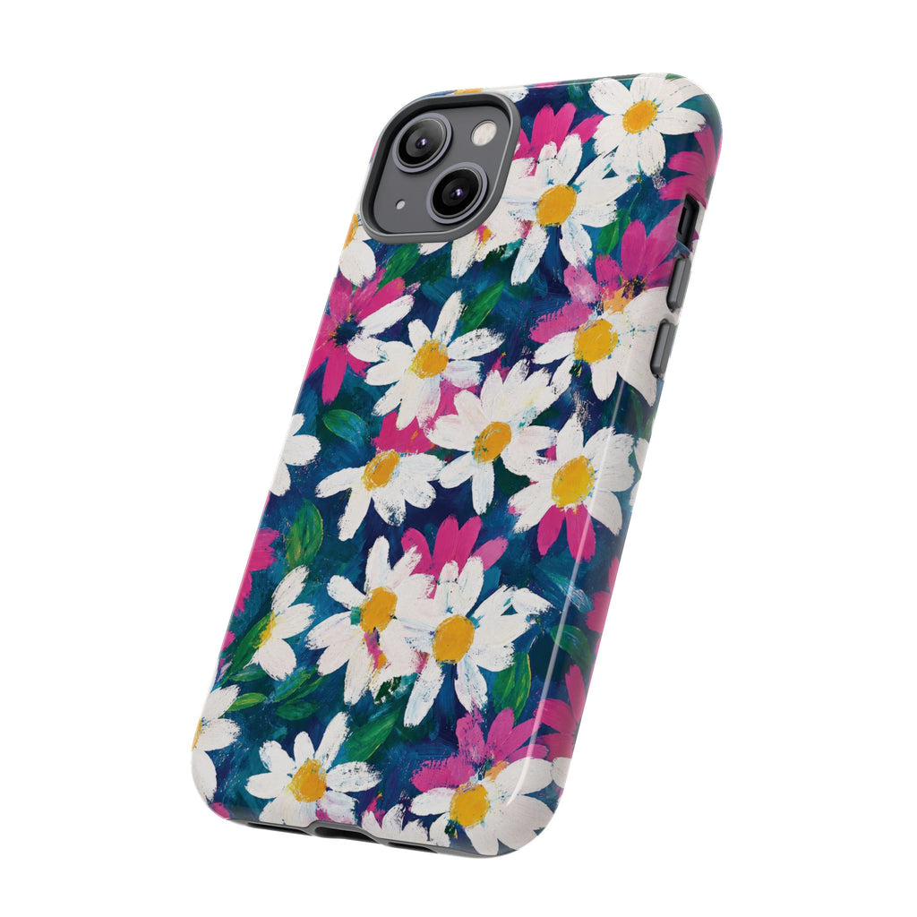 Painted Daisy Floral Tough Case