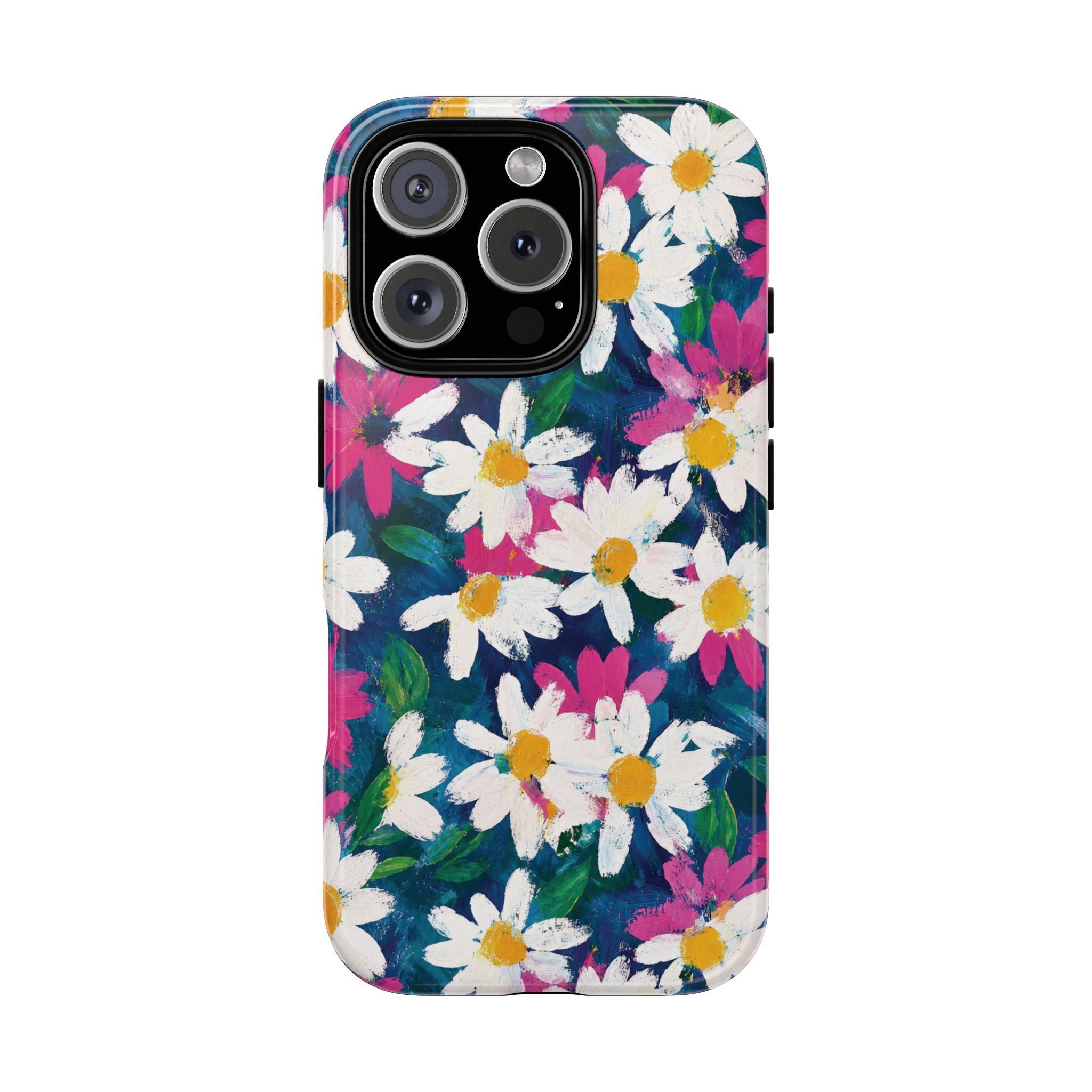 Painted Daisy Floral Tough Case