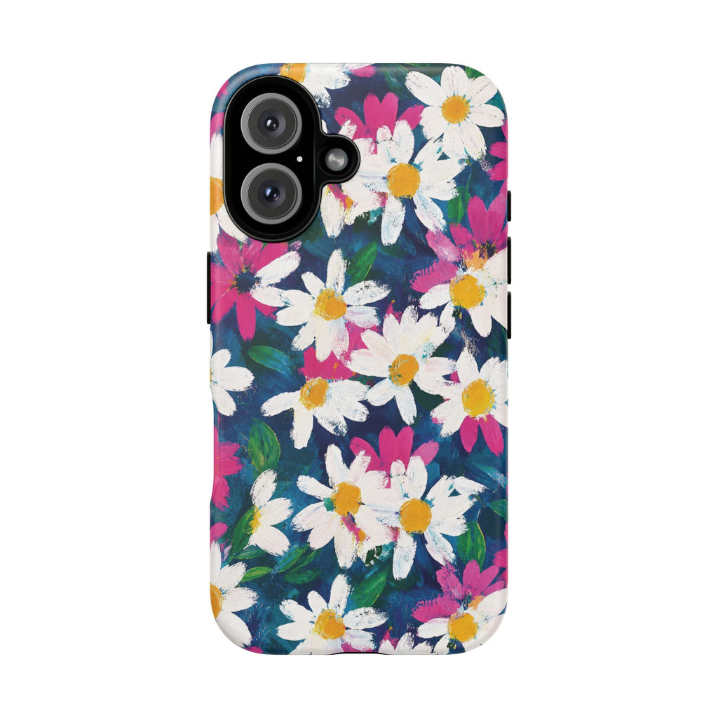 Painted Daisy Floral Tough Case