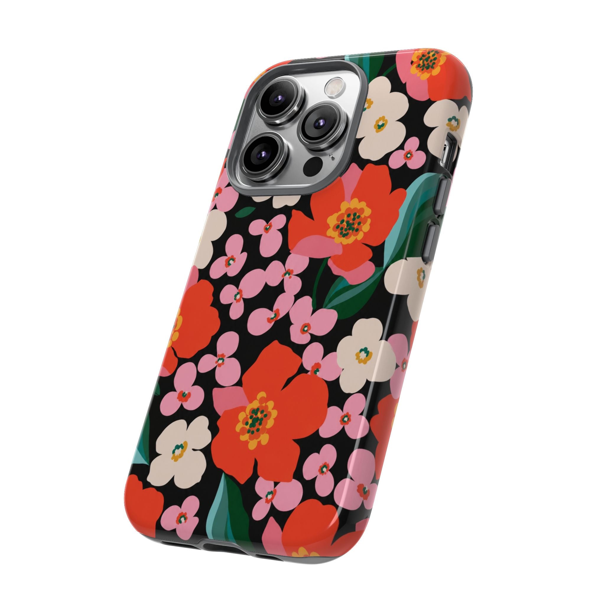 Bold Retro Floral Tough Case