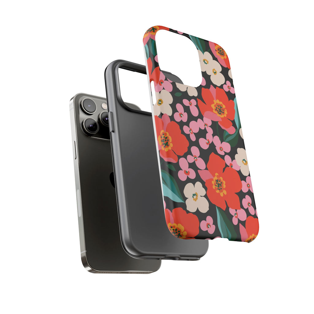 Bold Retro Floral Tough Case