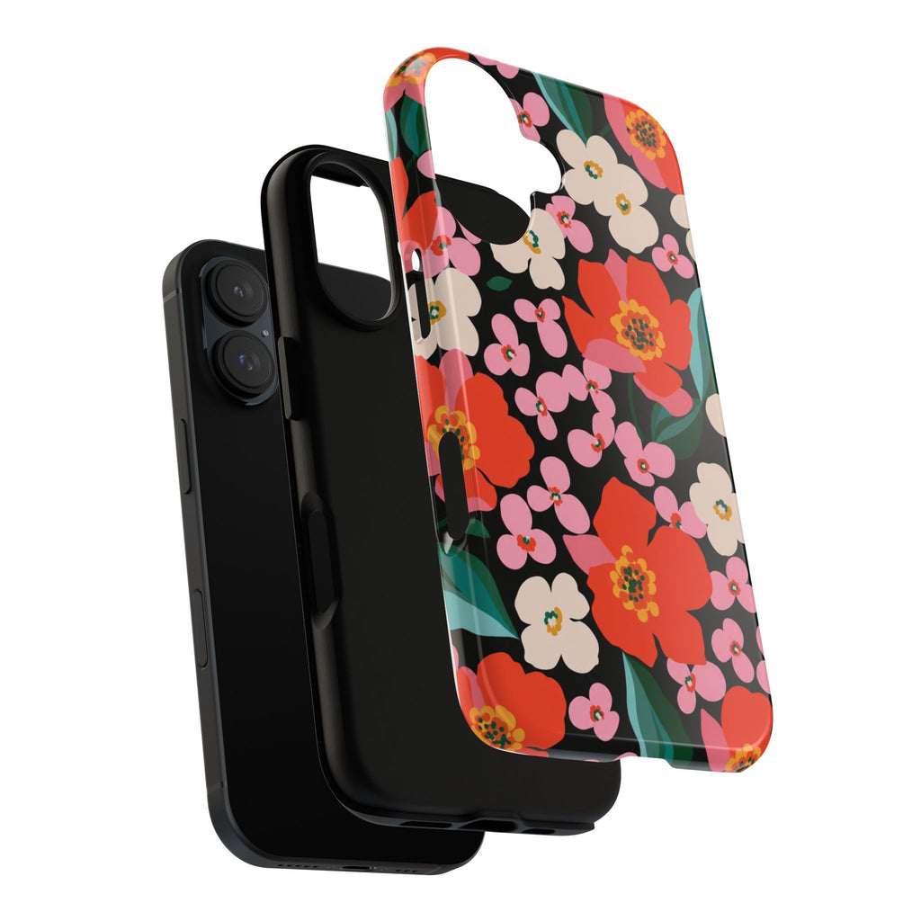 Bold Retro Floral Tough Case