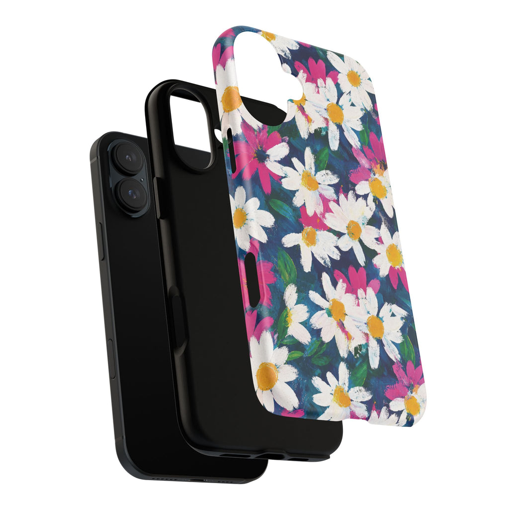 Painted Daisy Floral Tough Case