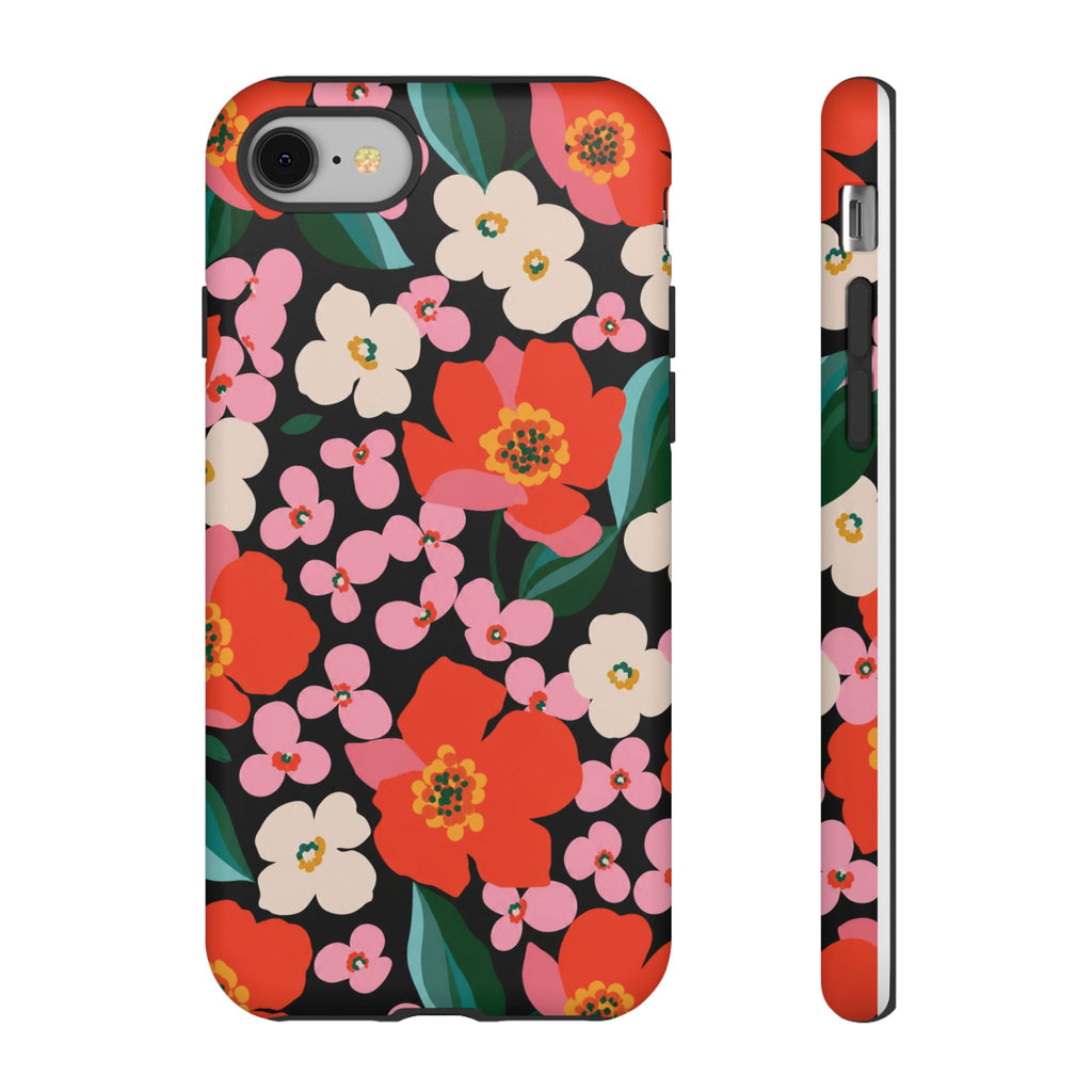 Bold Retro Floral Tough Case