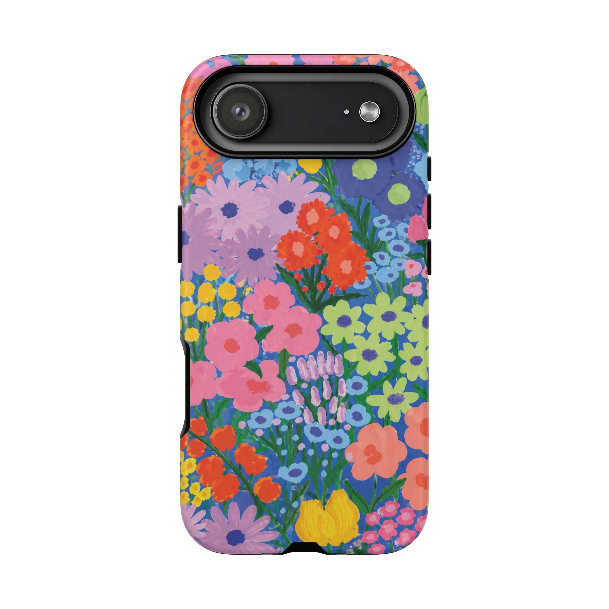 Colorful Floral Pattern Cute Aesthetic Tough Case