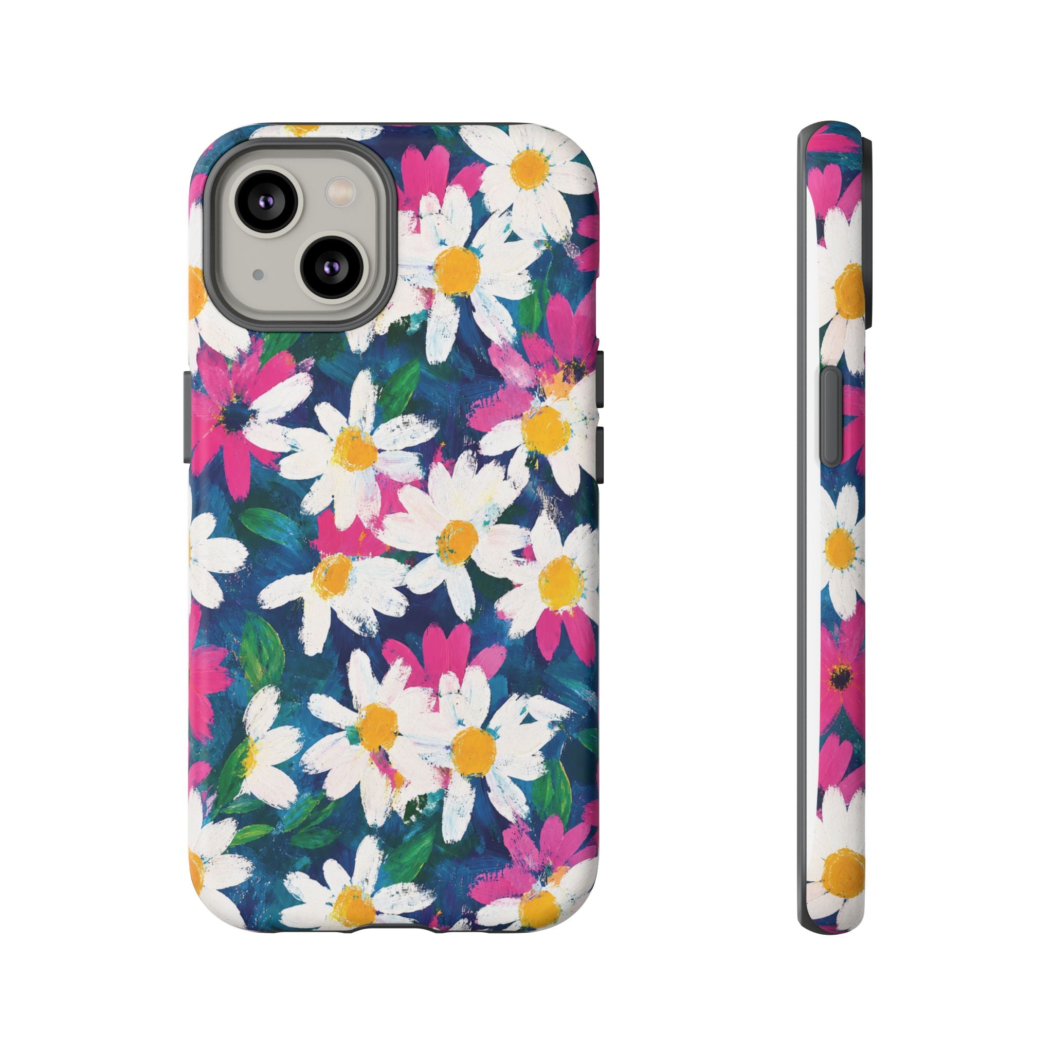Painted Daisy Floral Tough Case