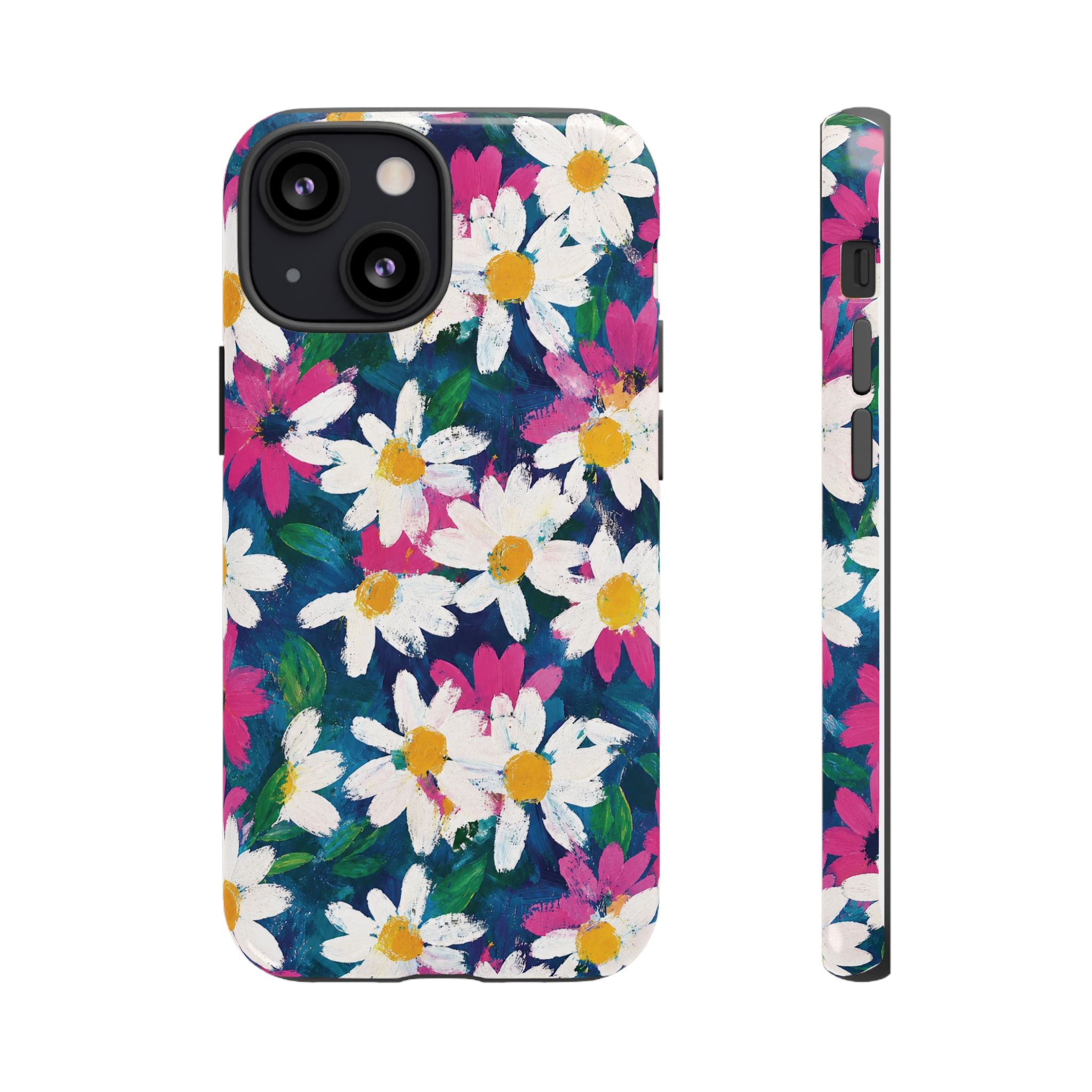 Painted Daisy Floral Tough Case