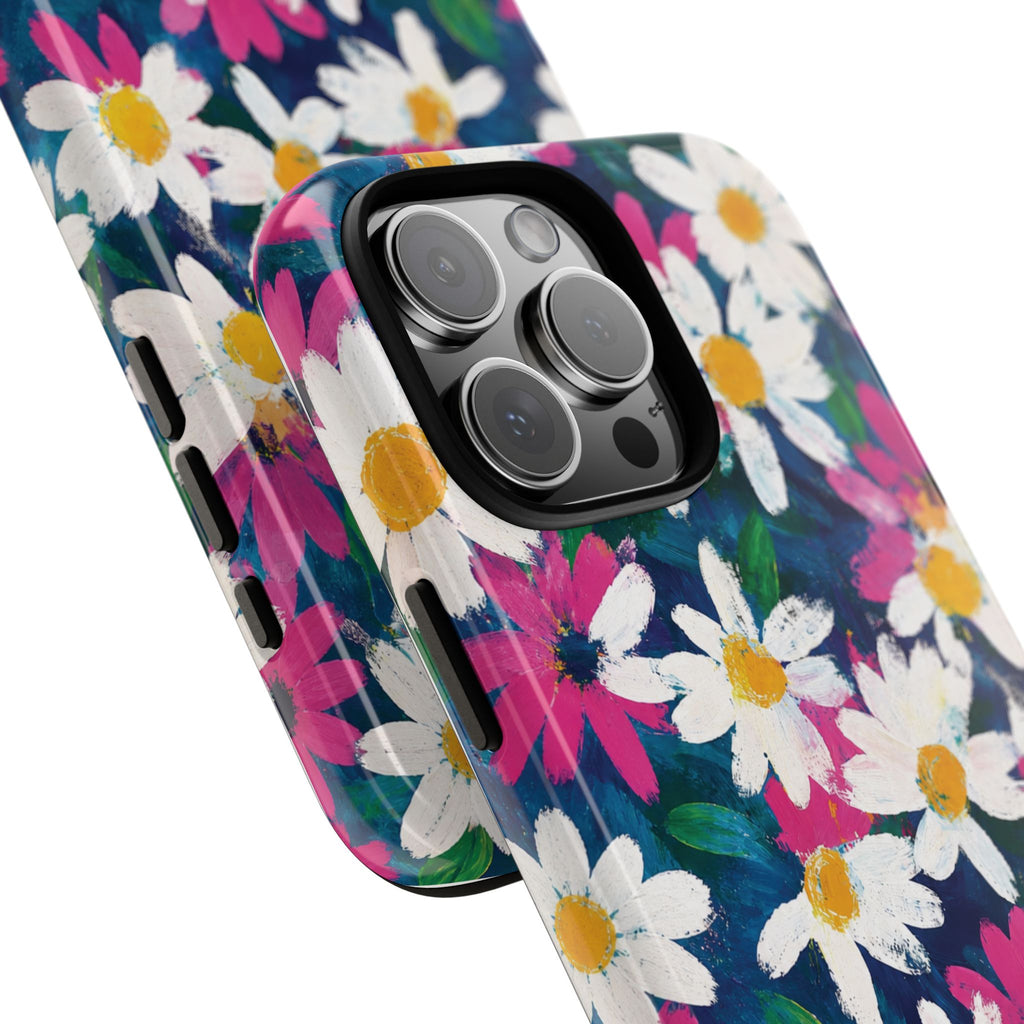 Painted Daisy Floral Tough Case