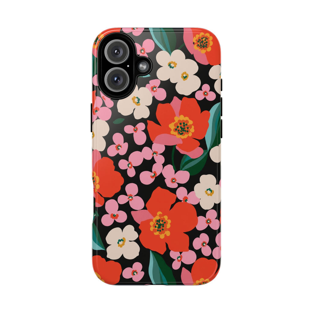 Bold Retro Floral Tough Case