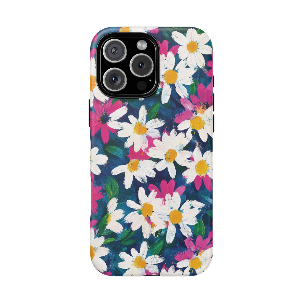 Painted Daisy Floral Tough Case
