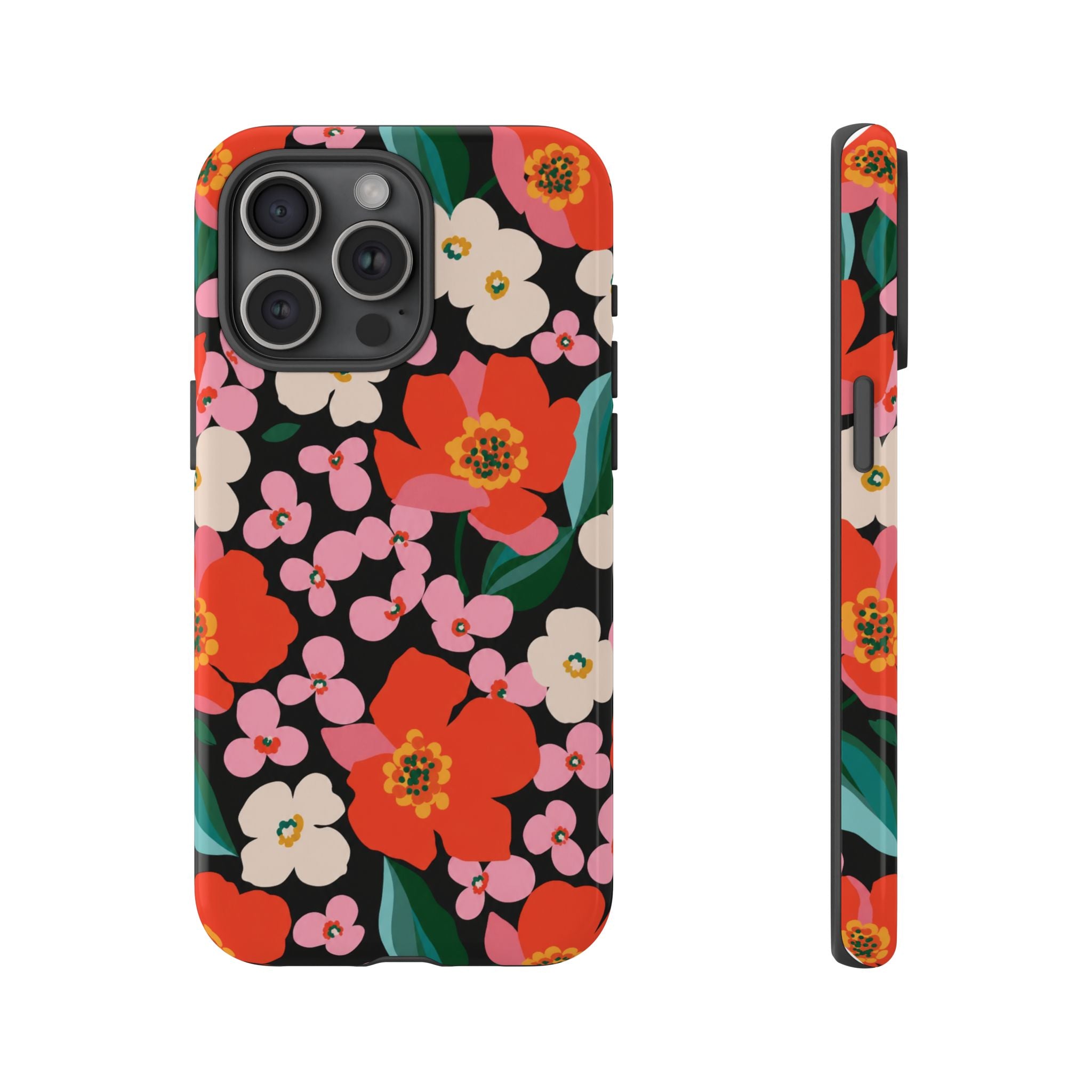 Bold Retro Floral Tough Case
