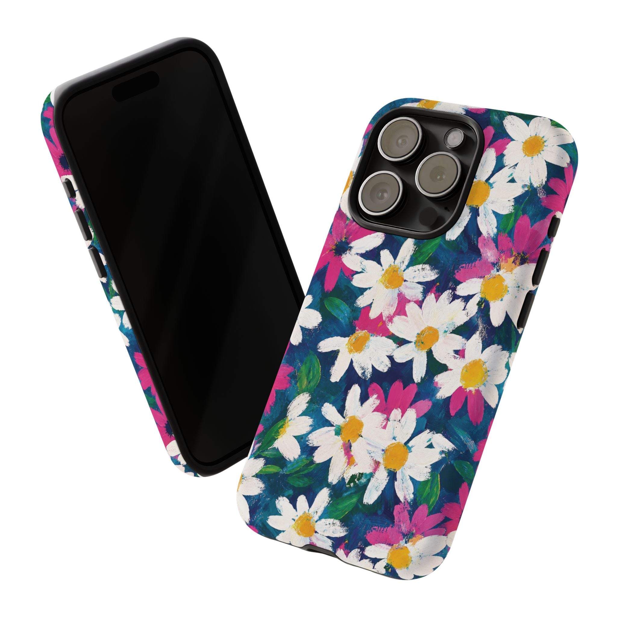 Painted Daisy Floral Tough Case