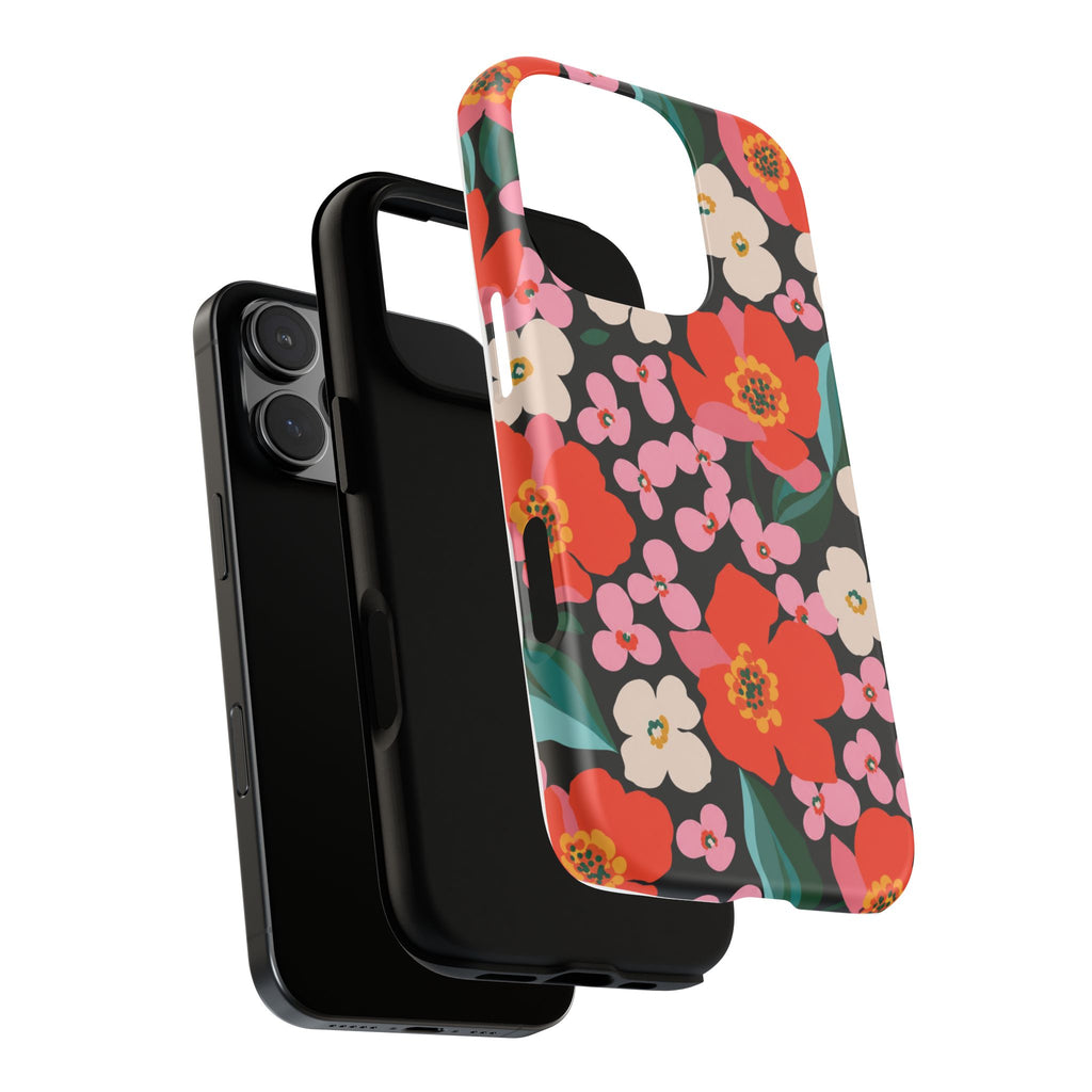 Bold Retro Floral Tough Case