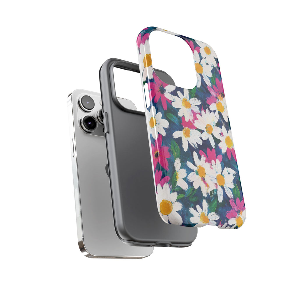 Painted Daisy Floral Tough Case