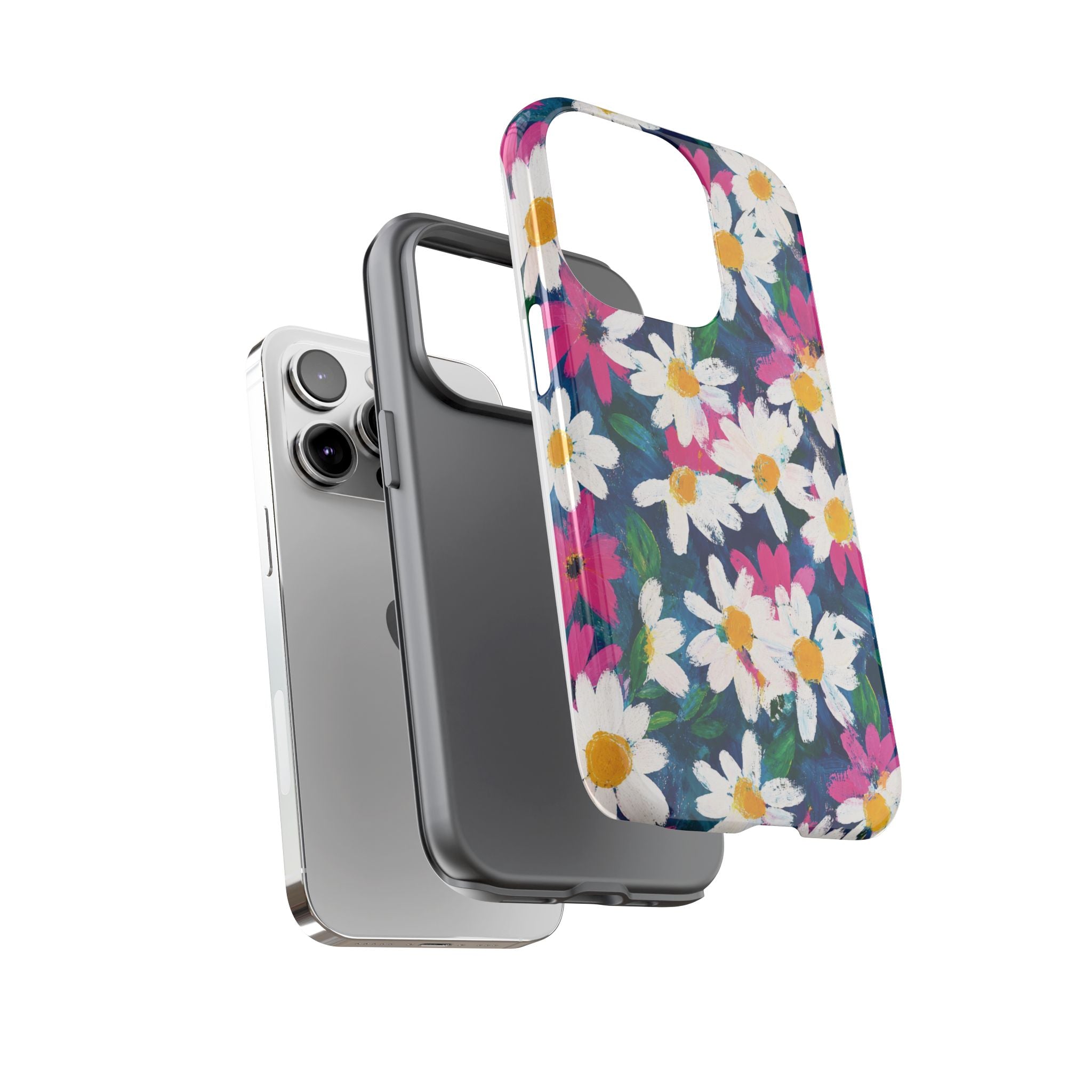 Painted Daisy Floral Tough Case