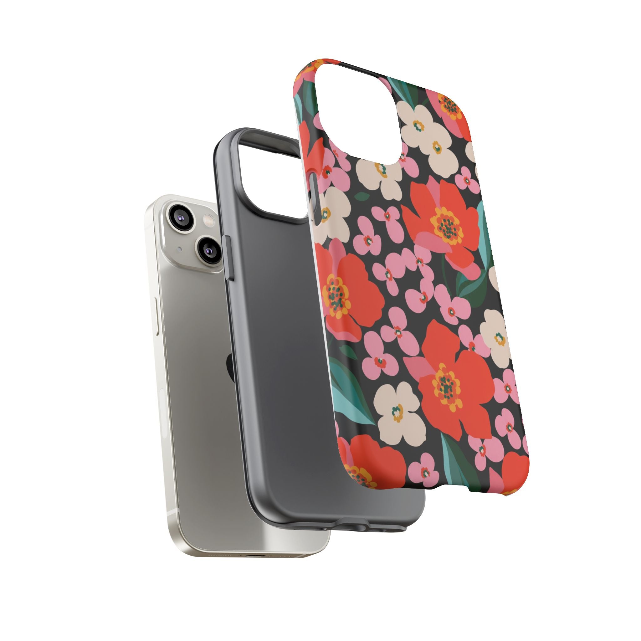 Bold Retro Floral Tough Case