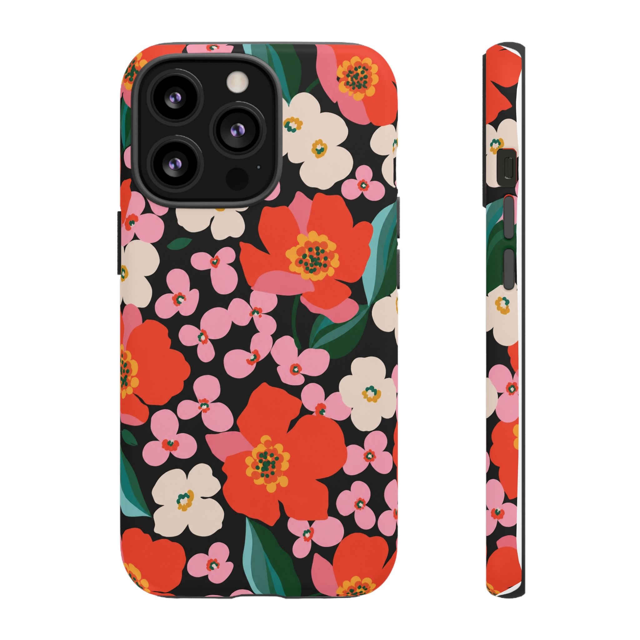 Bold Retro Floral Tough Case
