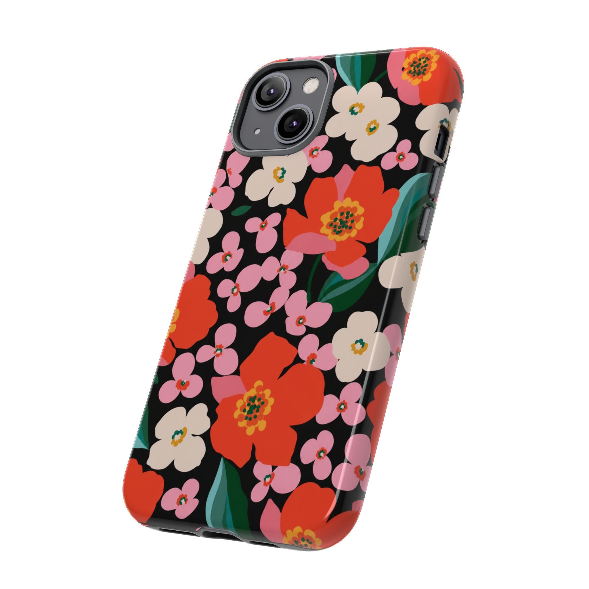 Bold Retro Floral Tough Case