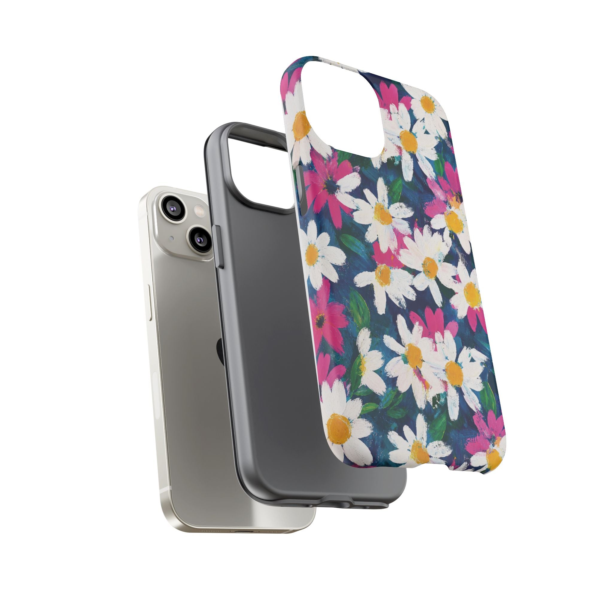 Painted Daisy Floral Tough Case