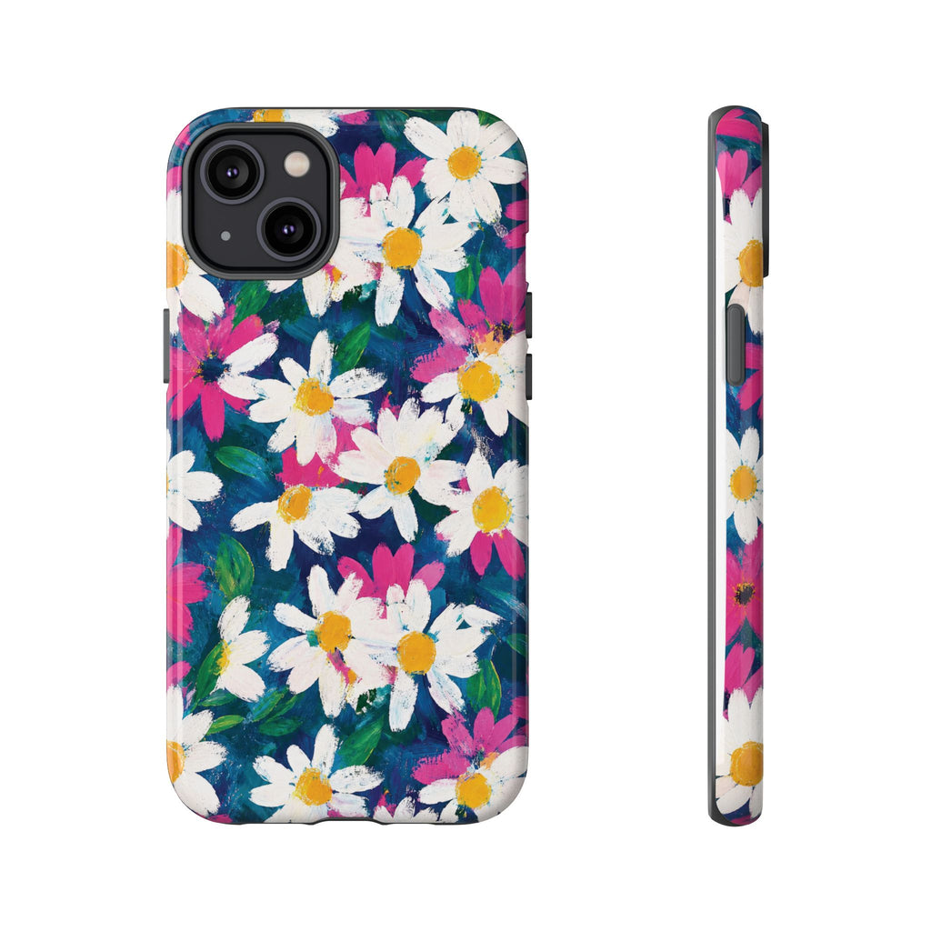 Painted Daisy Floral Tough Case
