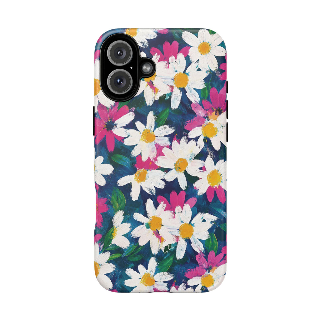 Painted Daisy Floral Tough Case