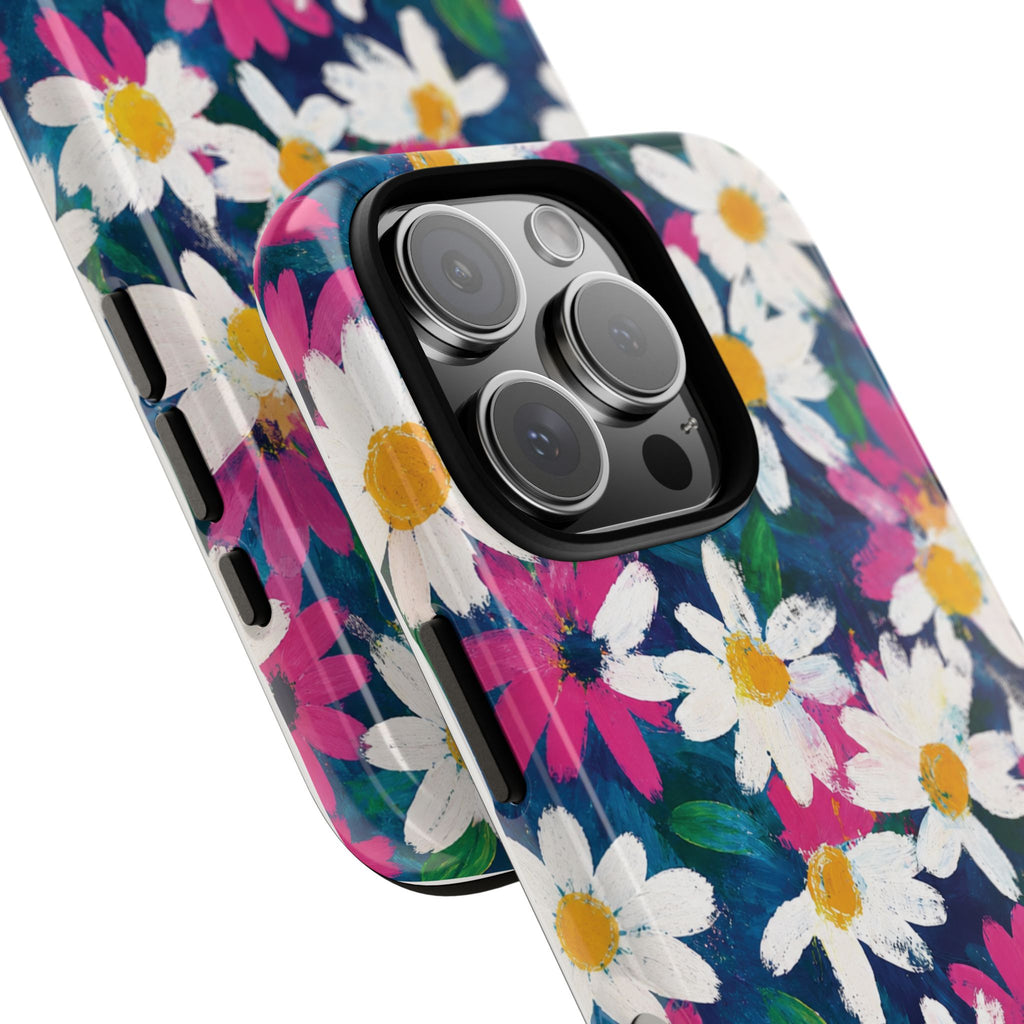 Painted Daisy Floral Tough Case