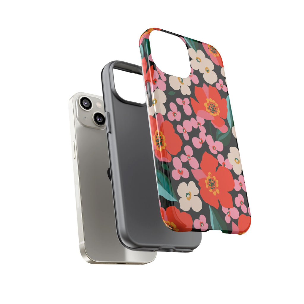 Bold Retro Floral Tough Case