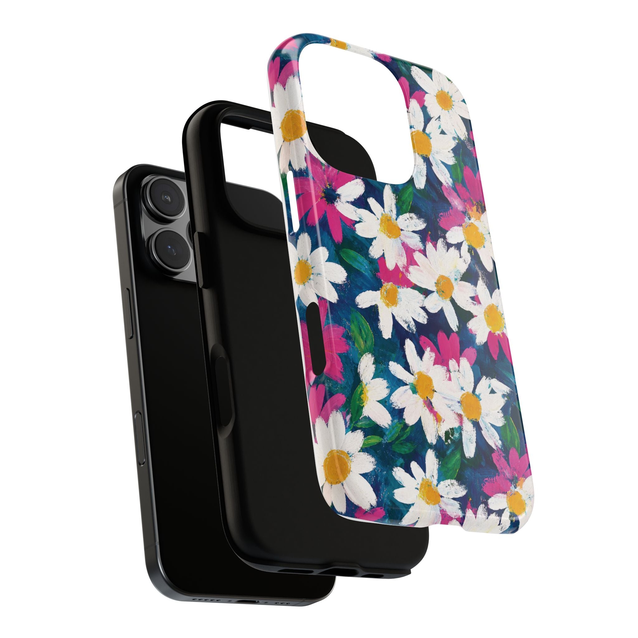 Painted Daisy Floral Tough Case