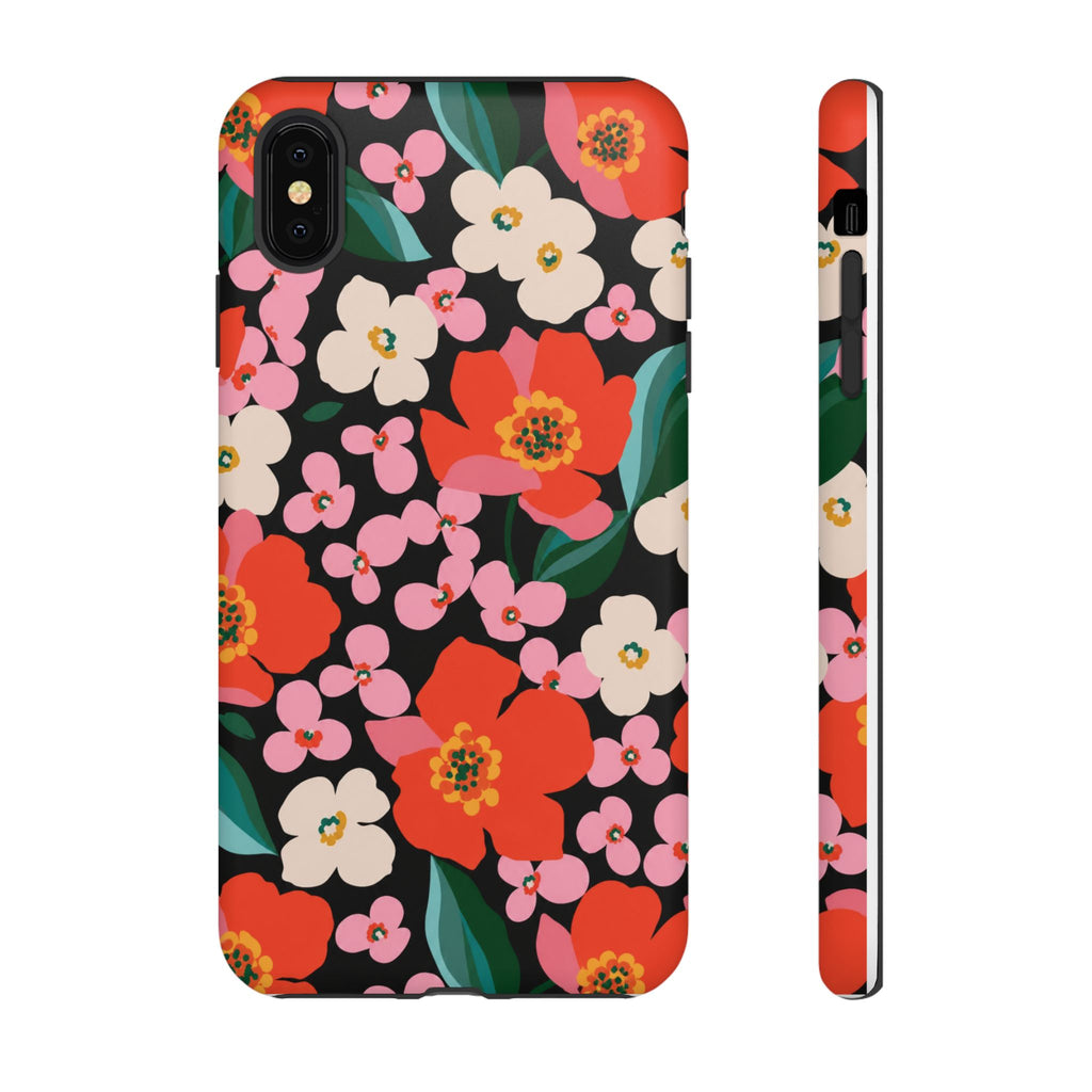 Bold Retro Floral Tough Case