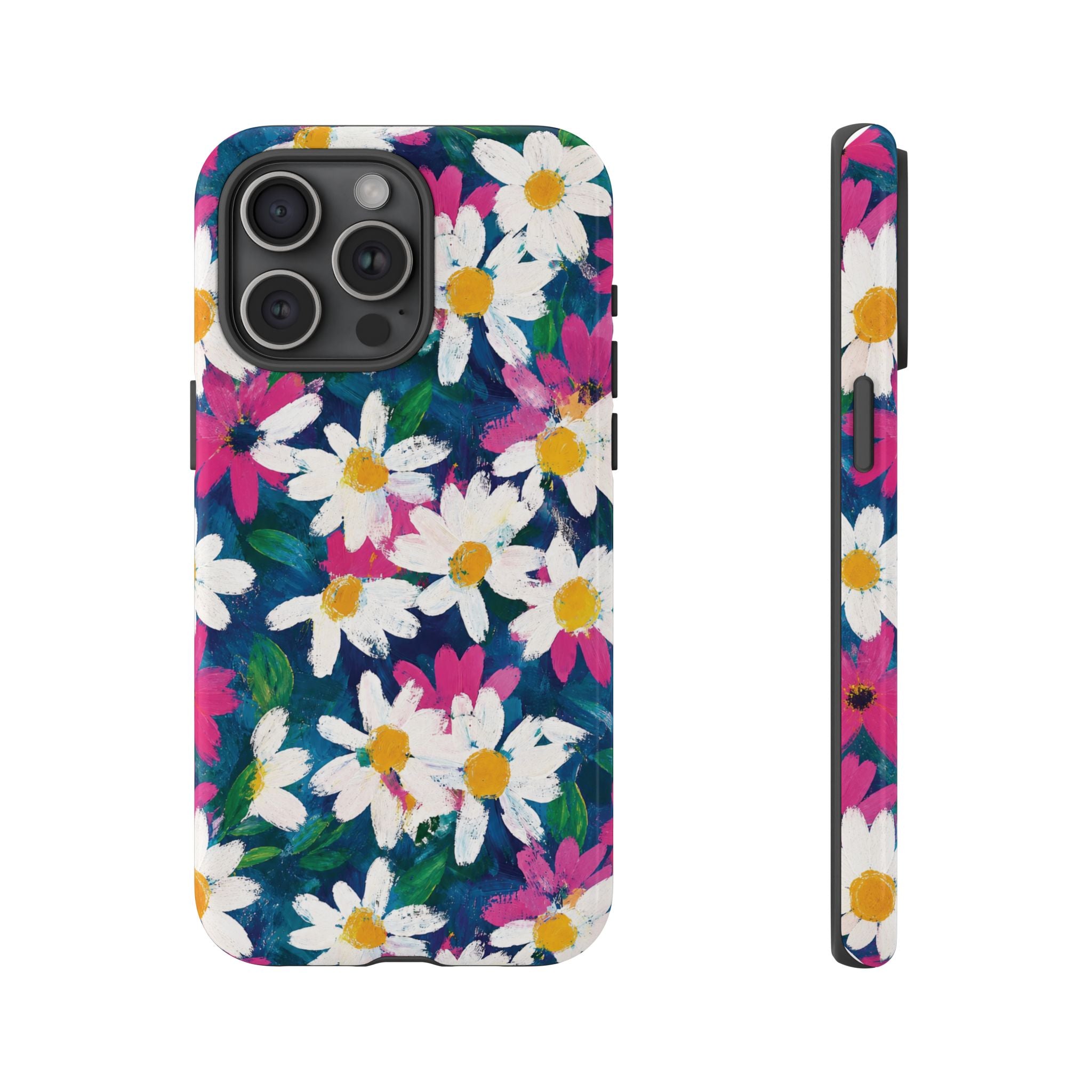 Painted Daisy Floral Tough Case