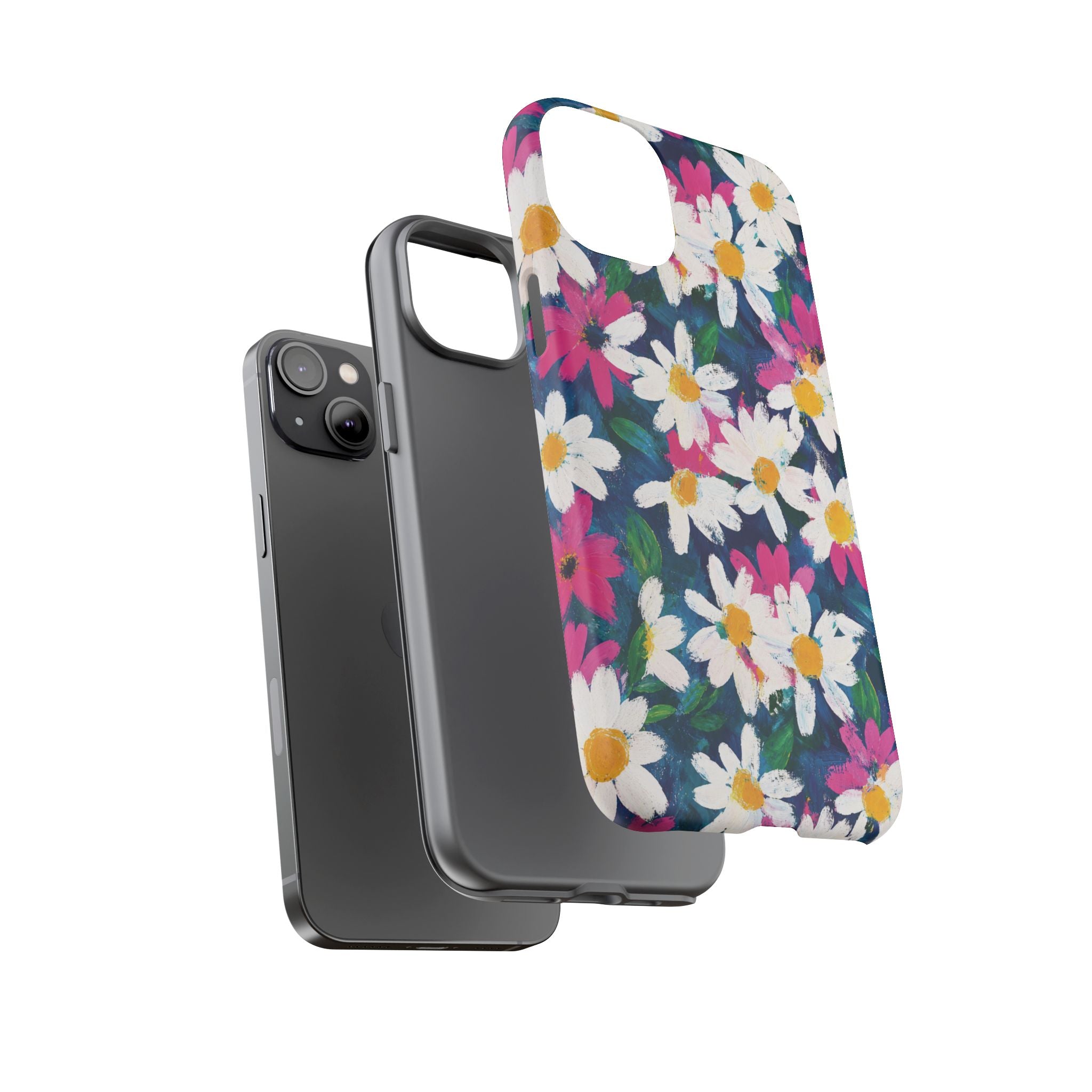 Painted Daisy Floral Tough Case