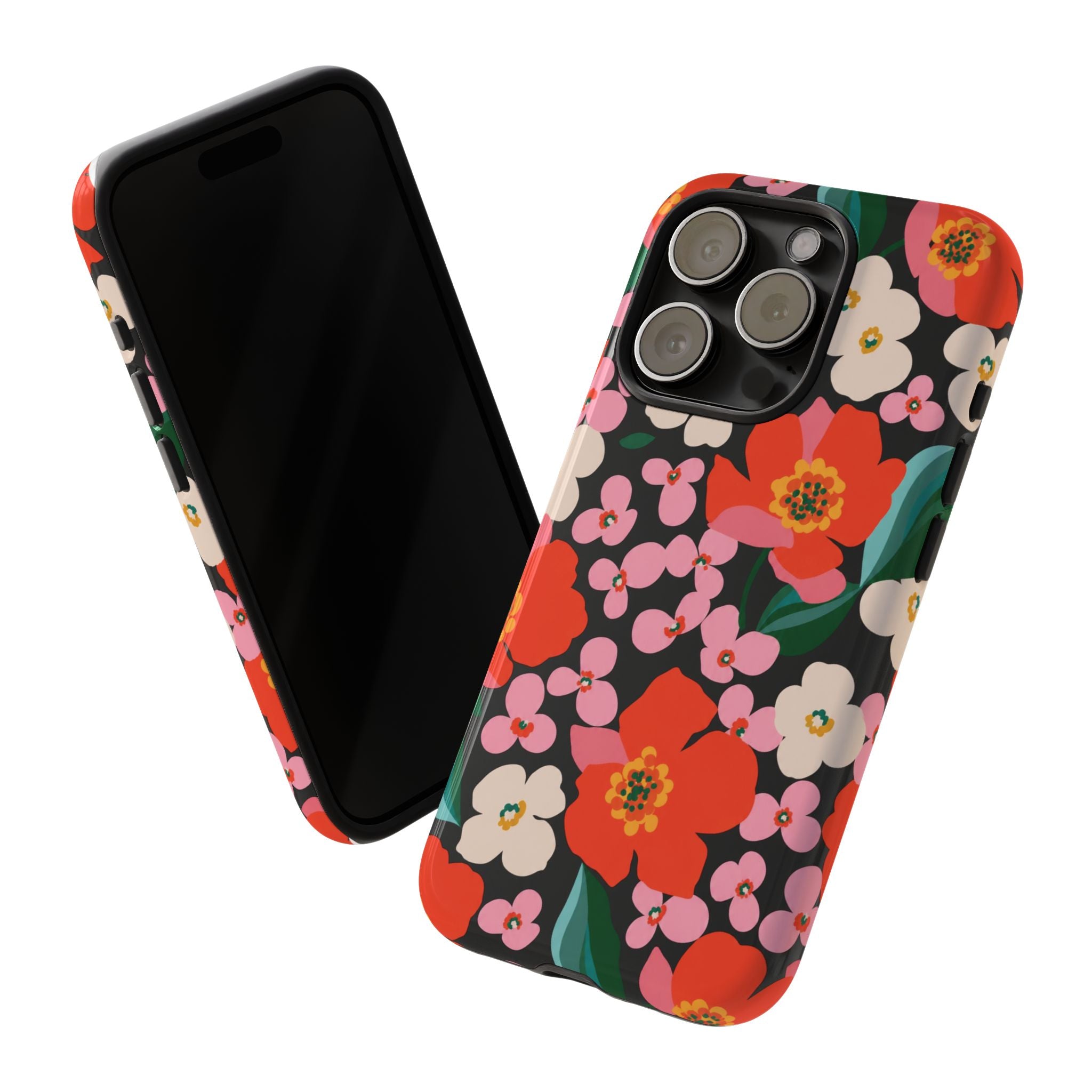 Bold Retro Floral Tough Case