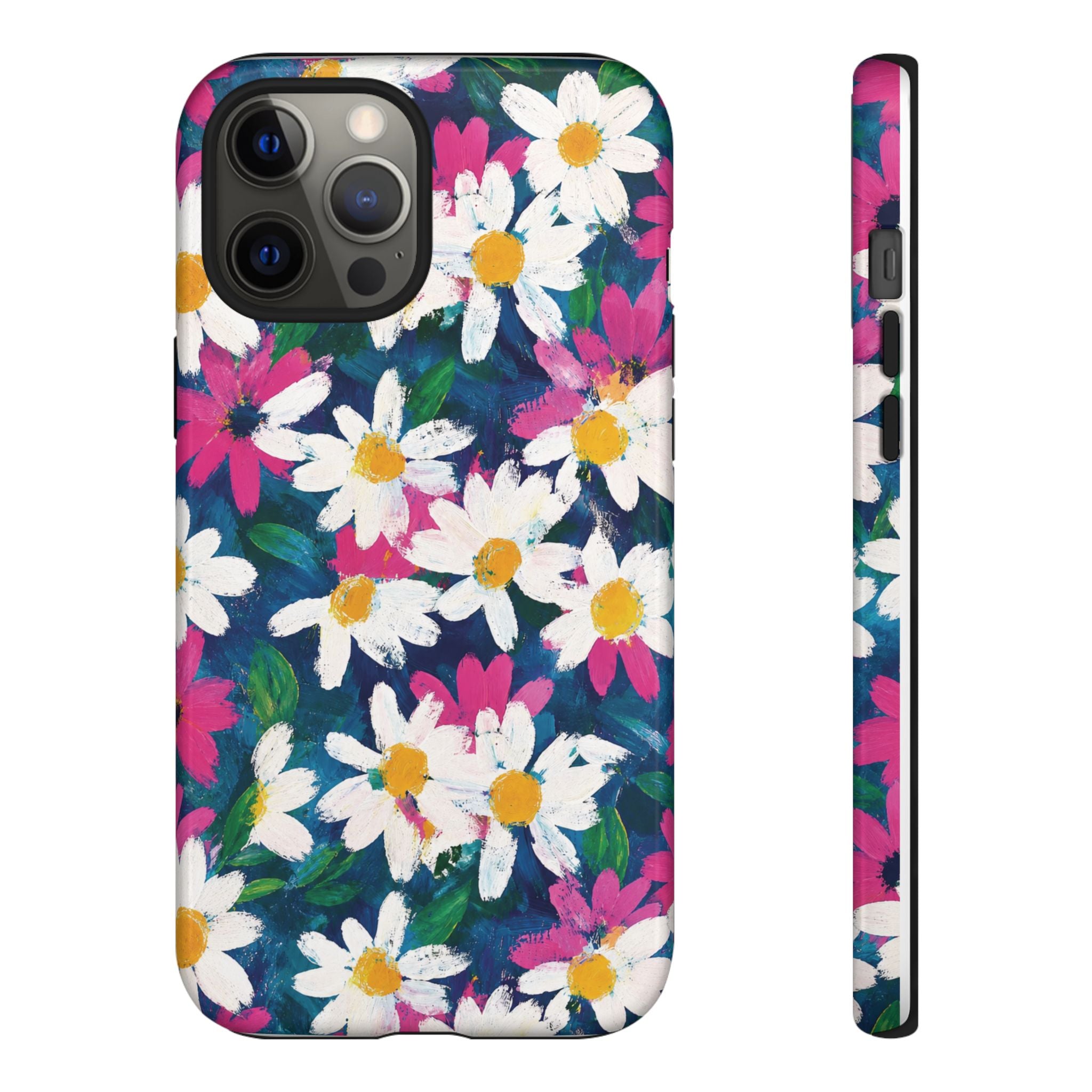 Painted Daisy Floral Tough Case